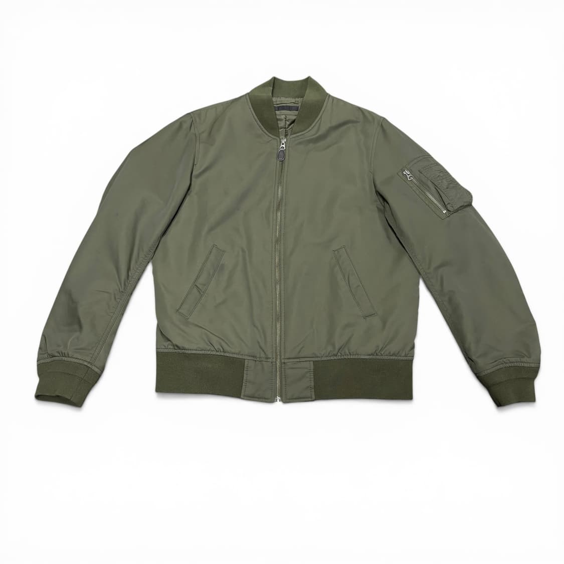 L 유니클로 카키 MA-1 항공점퍼 상품이미지1