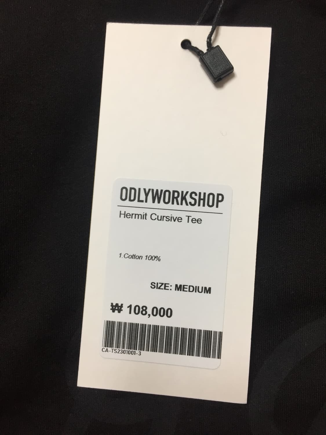 오들리워크샵 hermit cursive tee 롱슬리브 티 상품이미지7