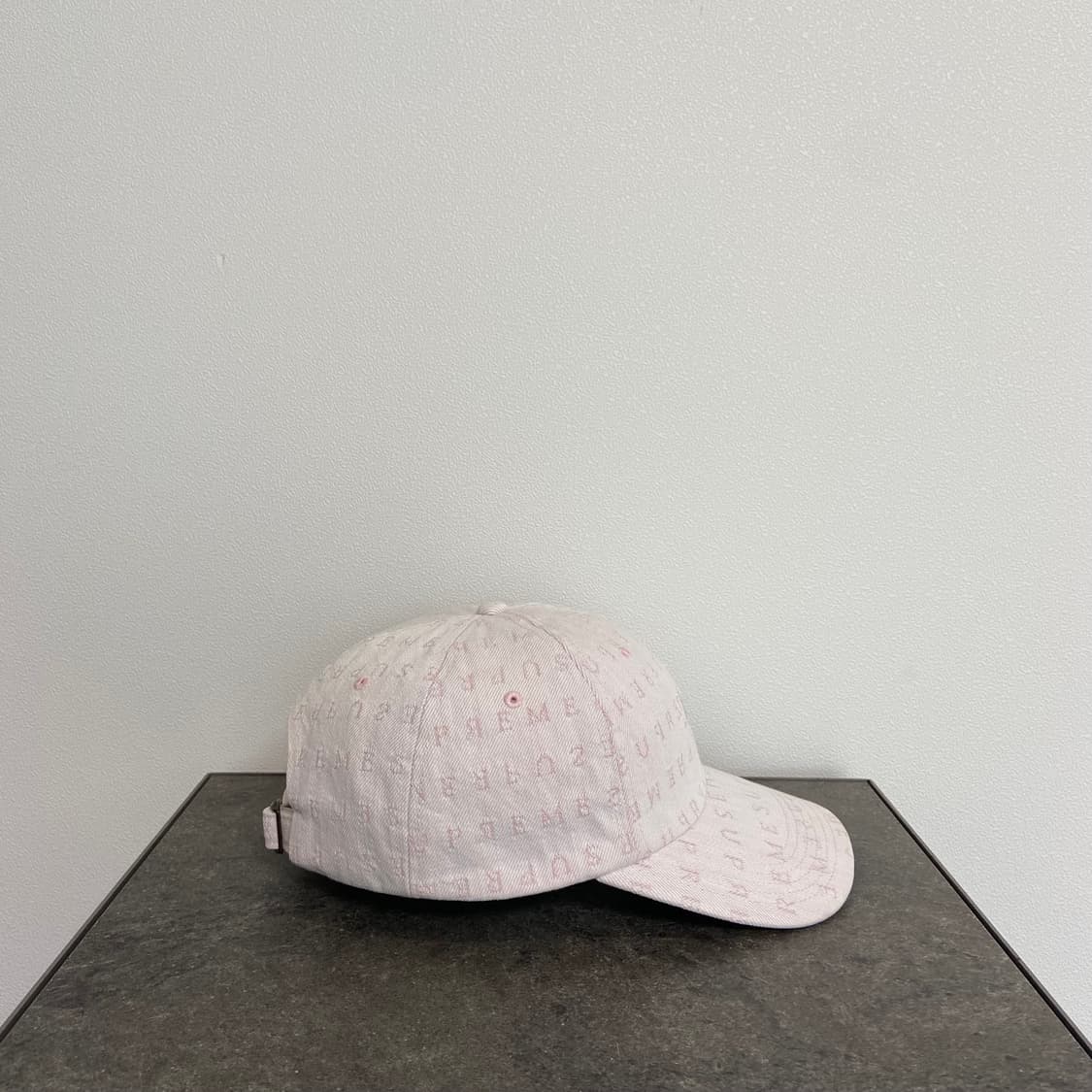 슈프림 자카드 워시드 데님 핑크 볼캡 모자 6패널 캡 상품이미지3