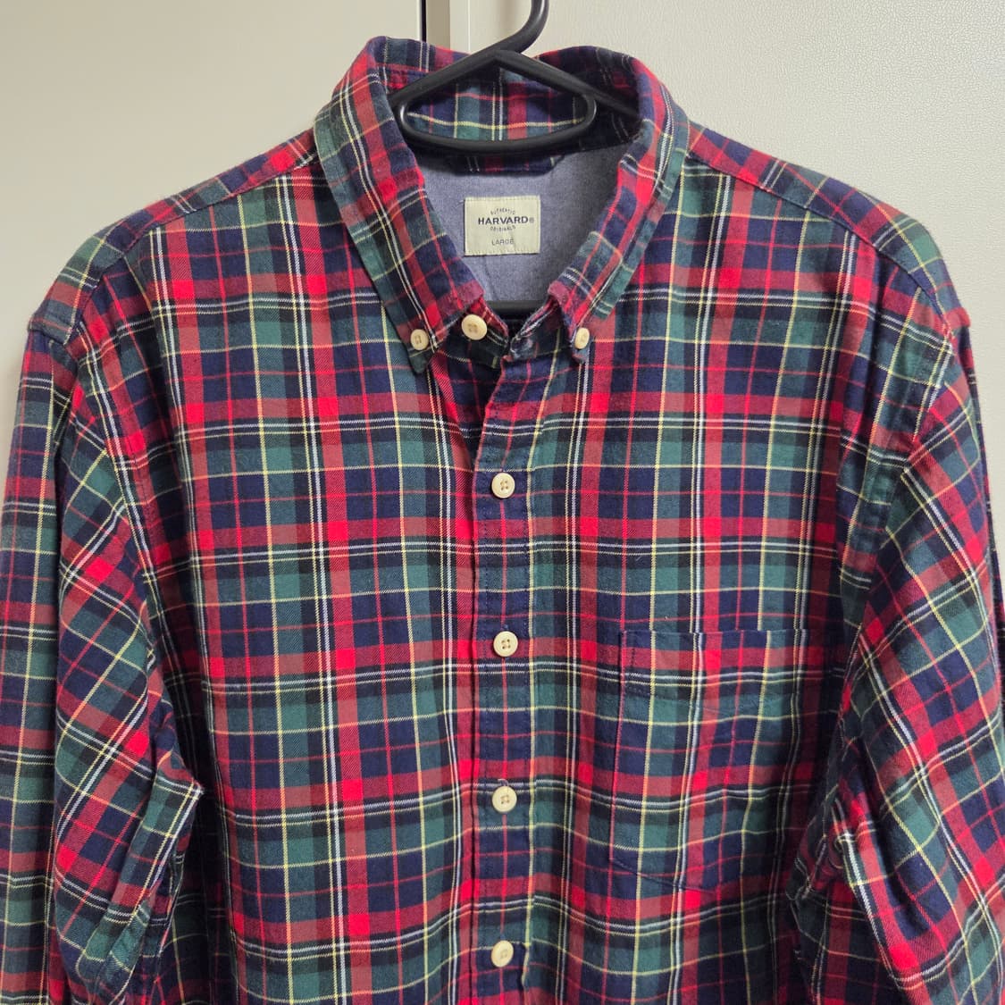 Havard 아메리칸 플란넬 체크 셔츠 L(100) 상품이미지2