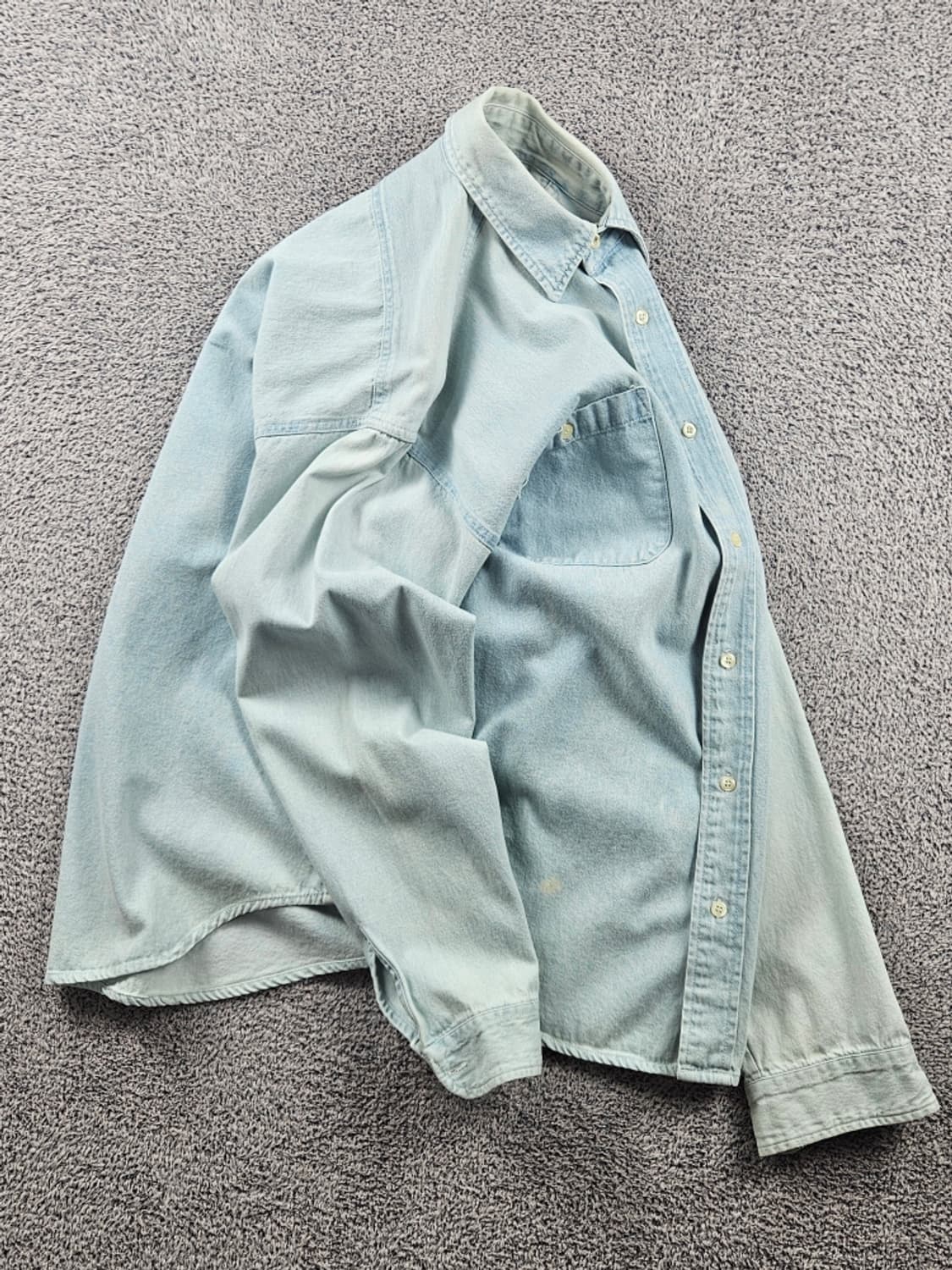 할리데이비슨 포켓 데님 바이커 셔츠 ( S ) / 9376 상품이미지4