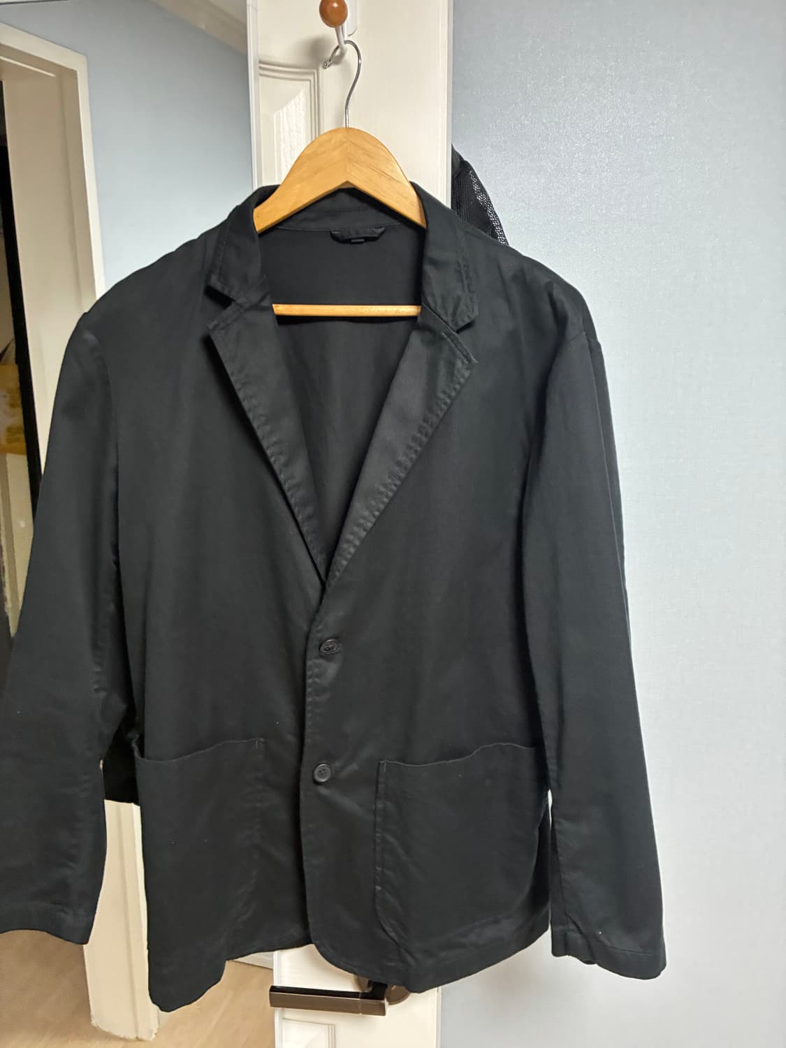 무인양품 케이폭 자켓 XL 블랙 상품이미지1