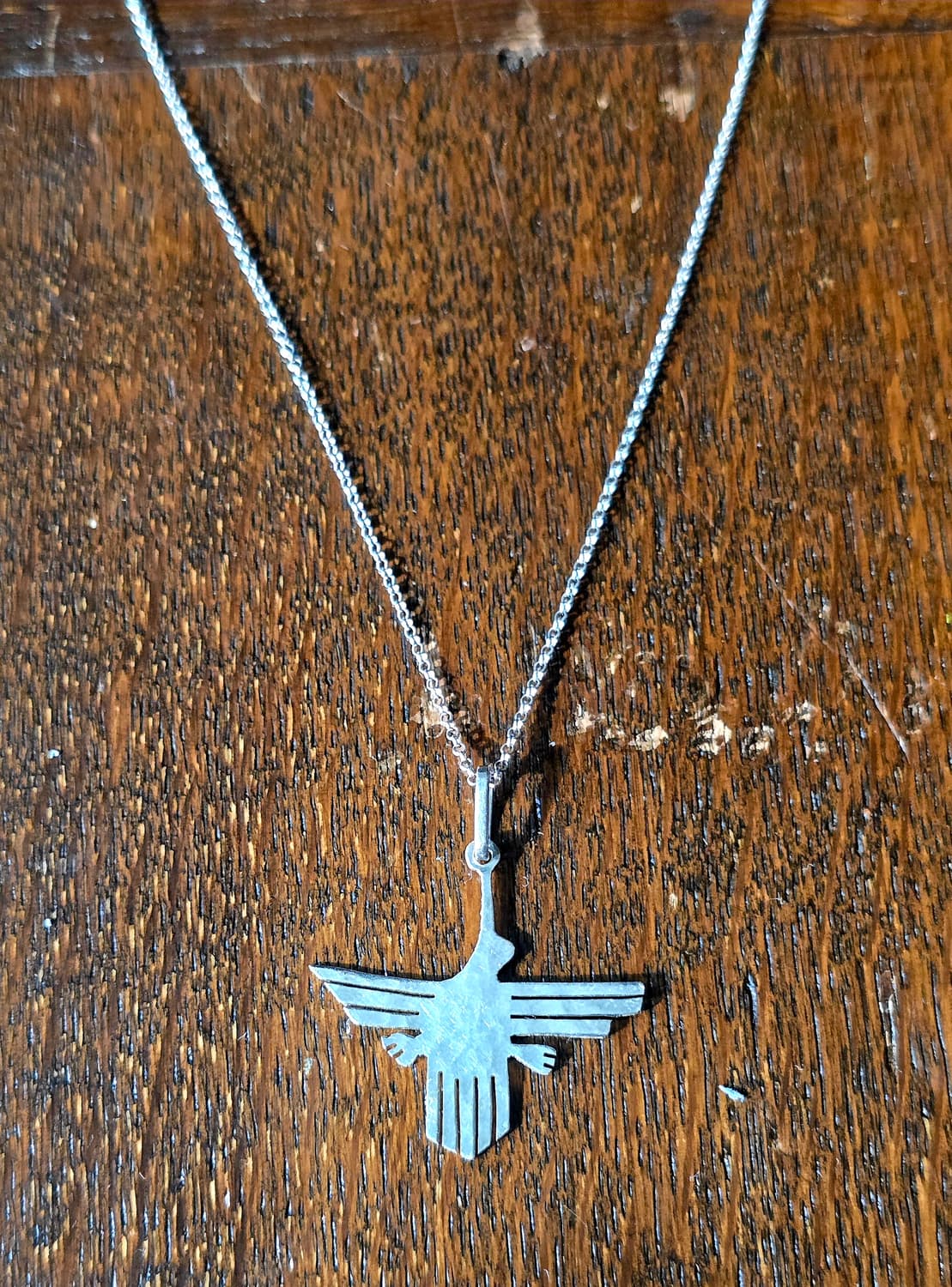 🇺🇸빈티지 네이티브 아메리칸 벌새 실버 목걸이 상품이미지3