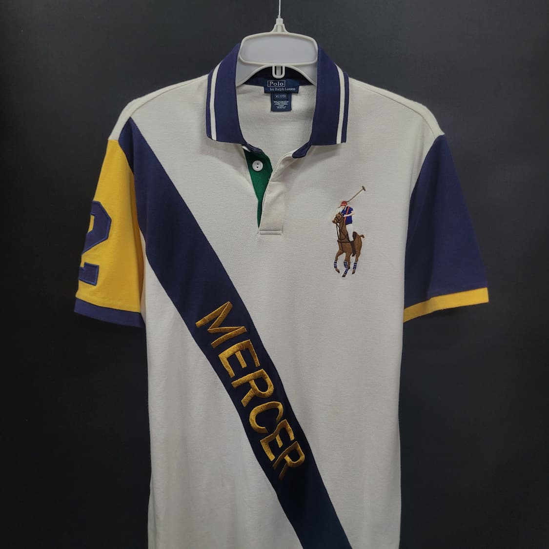 Ralph Lauren 랄프로렌 빈티지 빅포니 자수로고 럭비 셔츠 상품이미지8