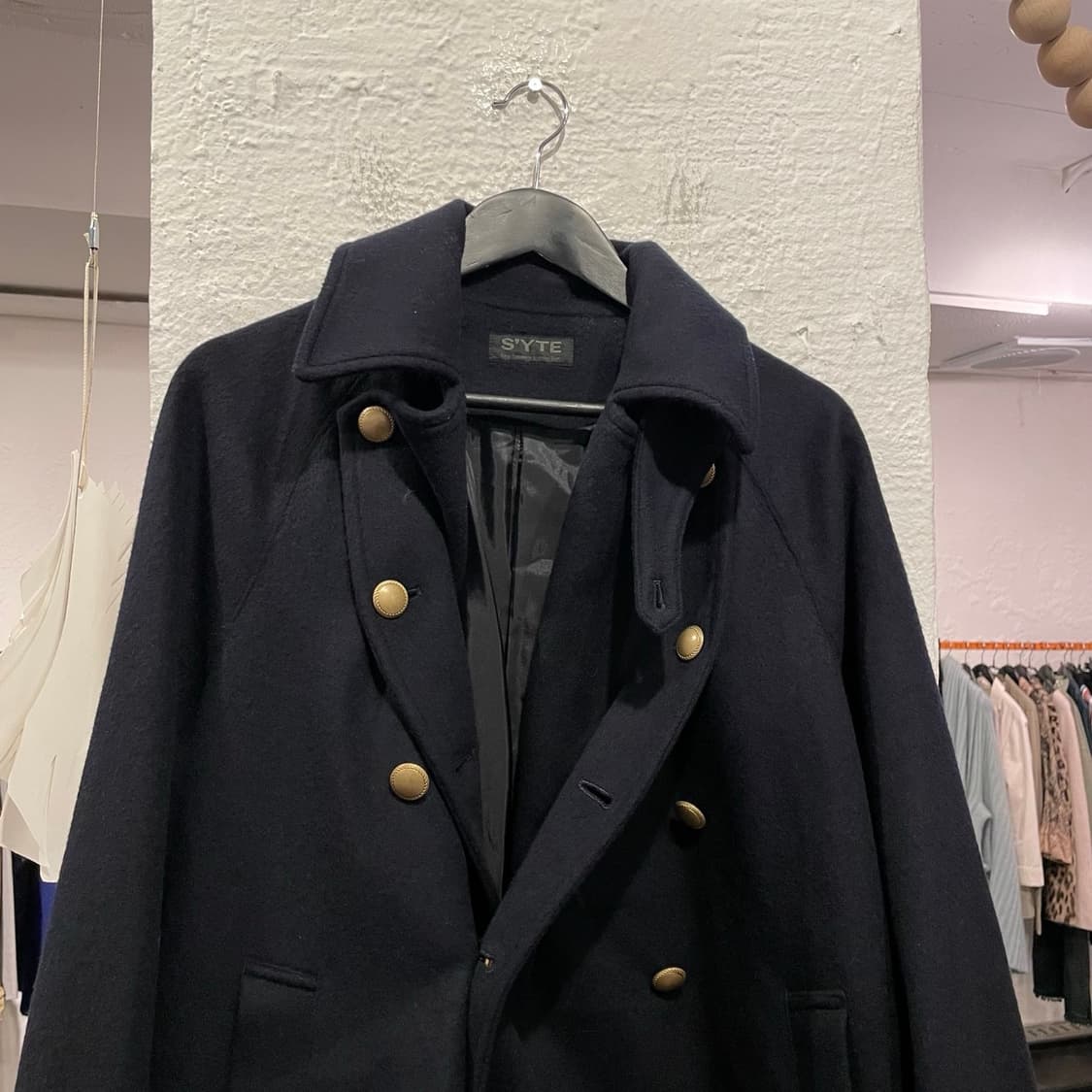 요지야마모토 오버사이즈 피코트 상품이미지3