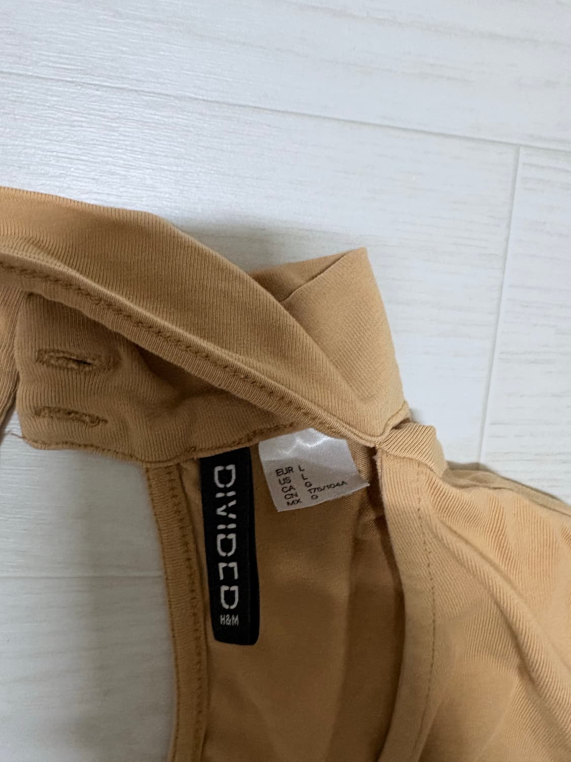 H&M 머스타드색 긴팔 티셔츠 L 상품이미지4