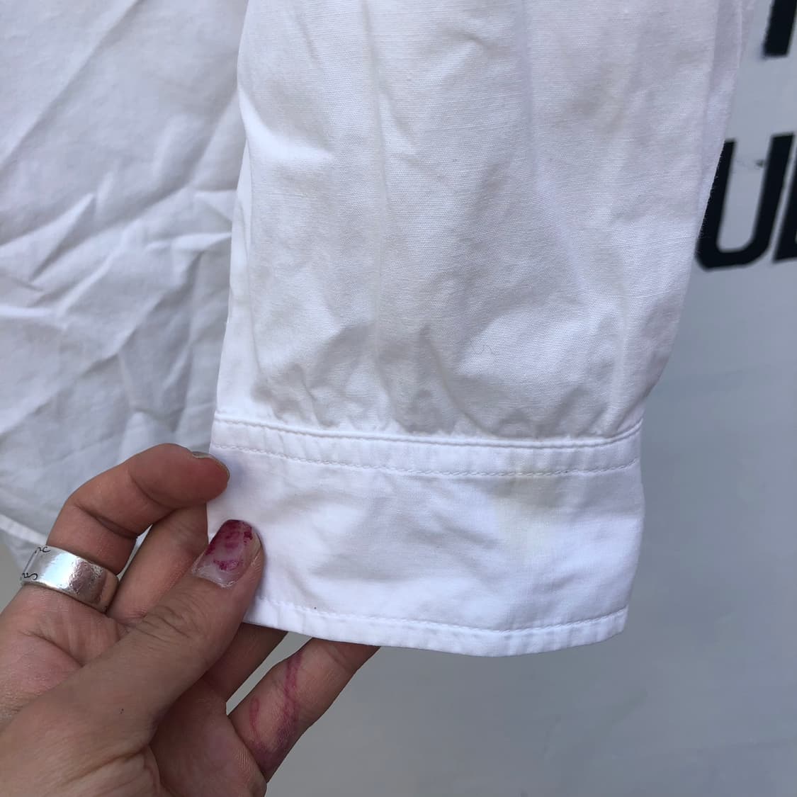 90s Guess USA 화이트 셔츠  상품이미지6