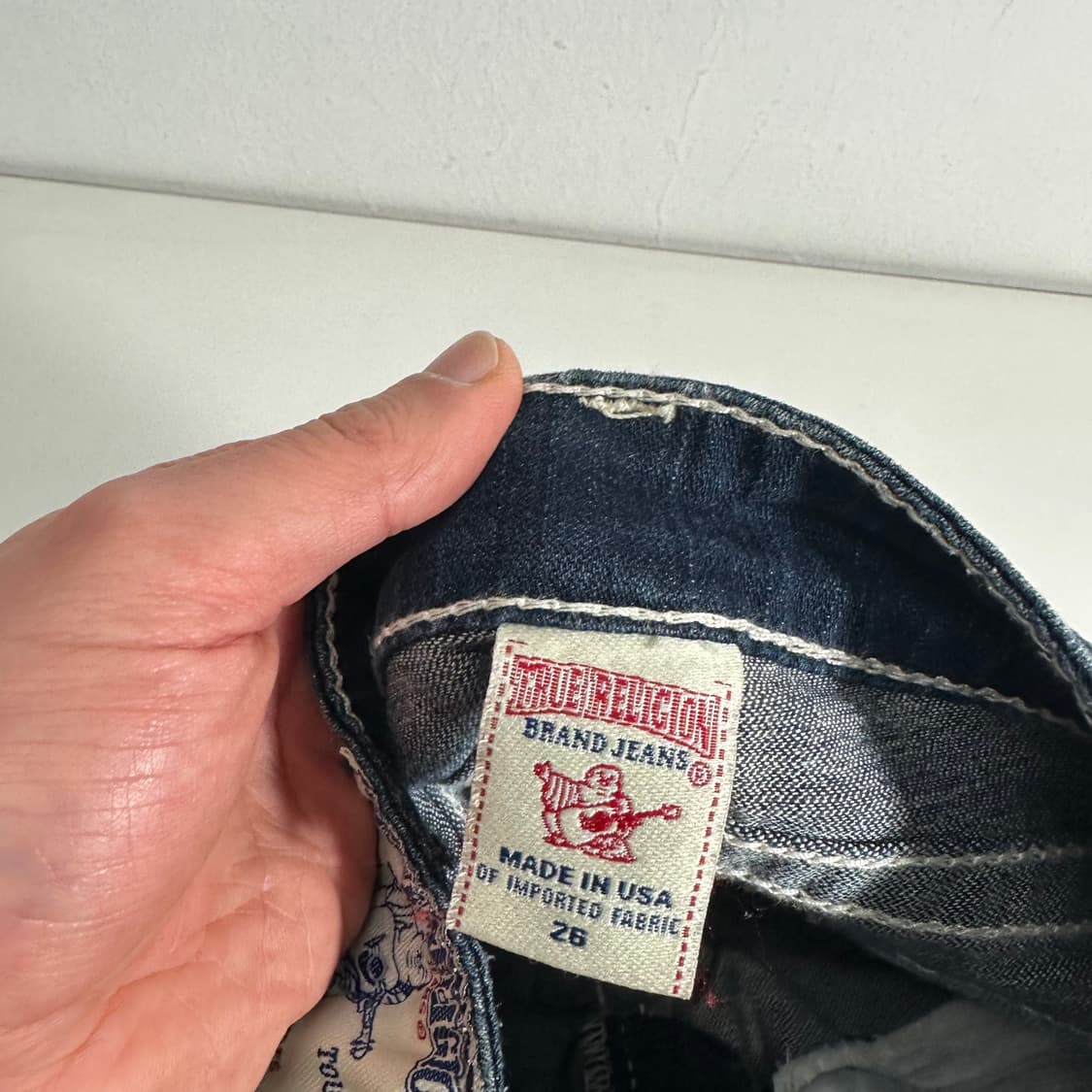 26 트루릴리전 진청 워싱 스키니진 상품이미지6