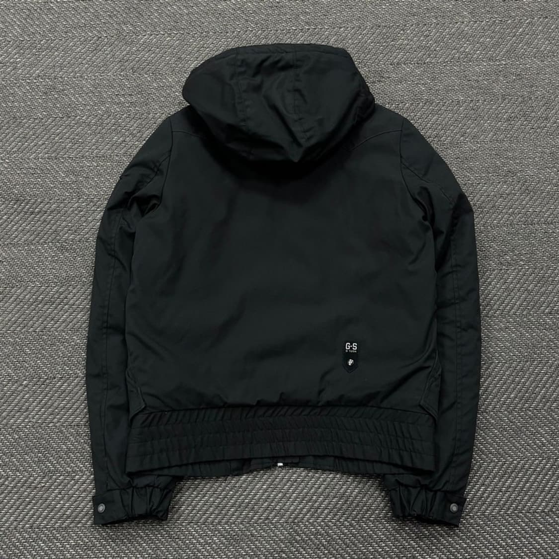 지스타로우 블랙 후드 패딩 자켓v0418 상품이미지2