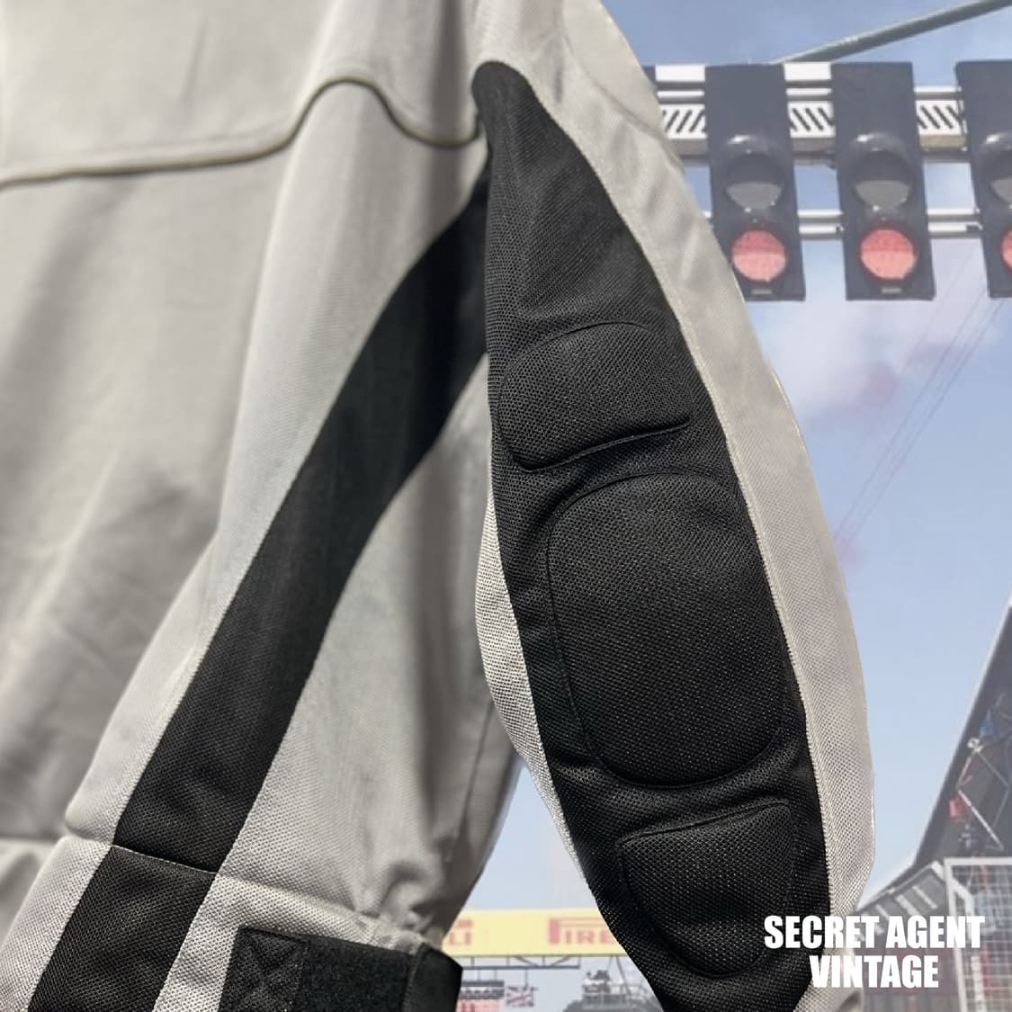 [L]퍼스트기어 레이싱 자켓 그레이 상품이미지7