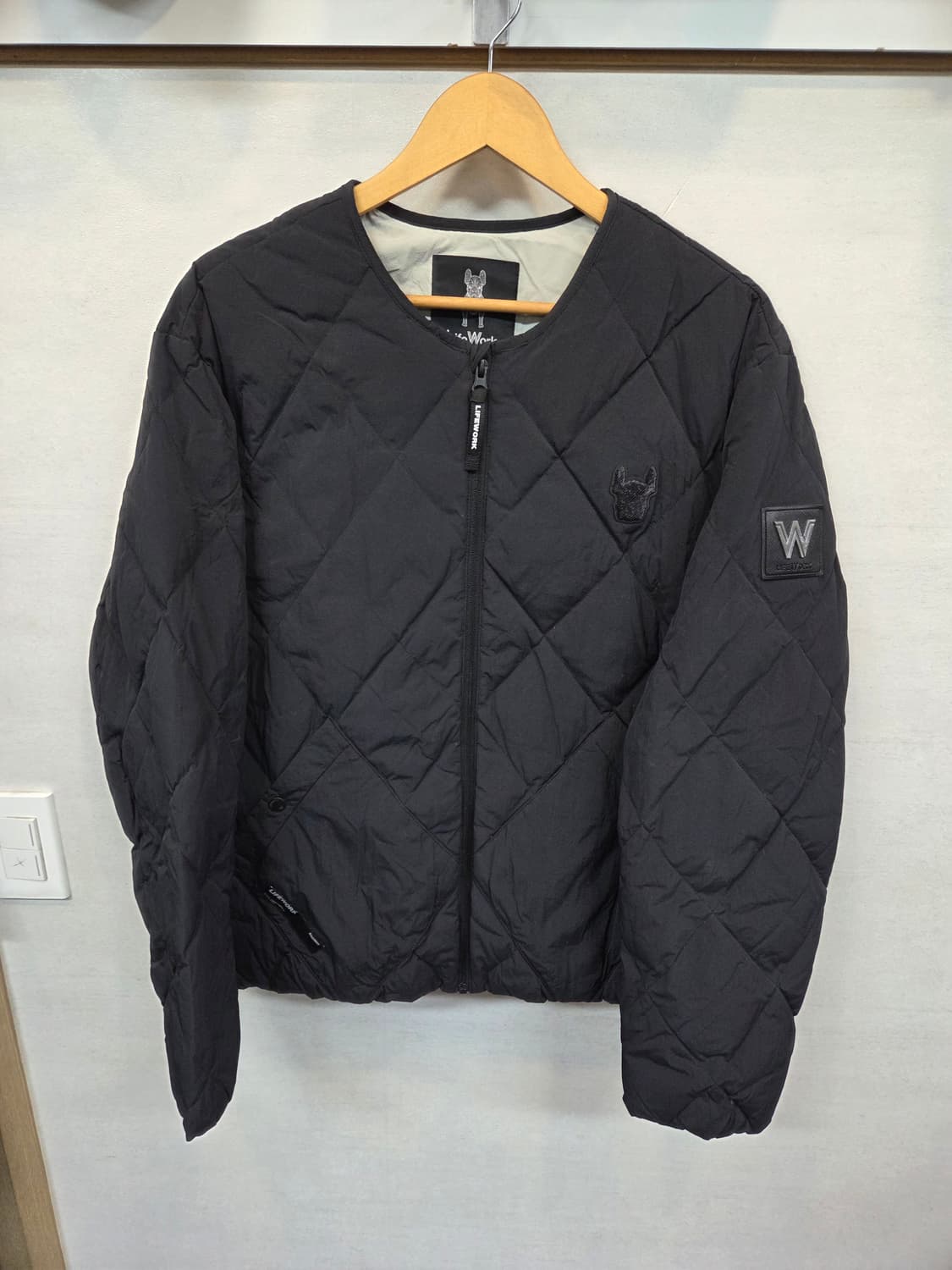 라이프워크 유넥 다이아몬드 퀄팅 다운자켓 L 상품이미지1