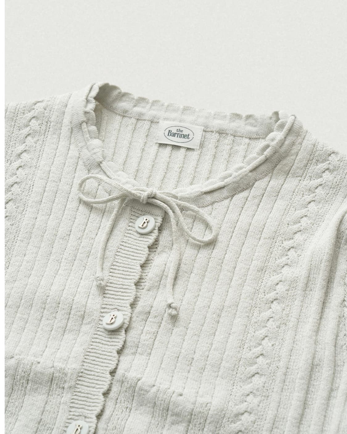 더바넷 Nellia Ribbon Cardigan 상품이미지2