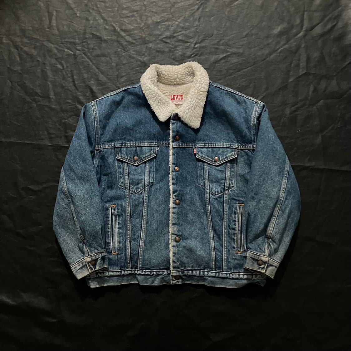 🇺🇸 90s USA 빈티지 리바이스 쉐르파 셰르파 자켓 빅사이즈 상품이미지1