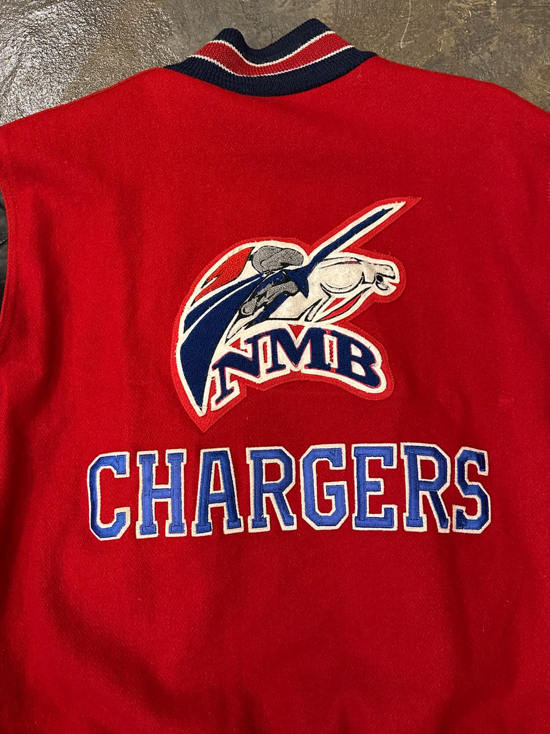 00s NEFF 빈티지 바시티 팀자켓 XXL 상품이미지7