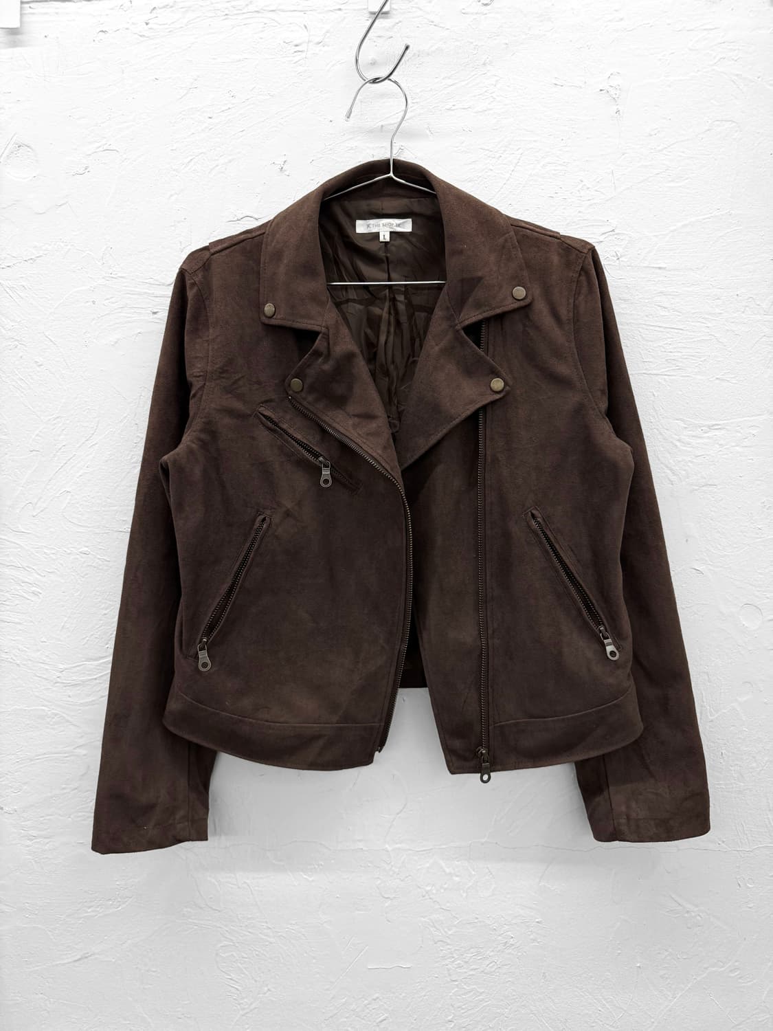 the shop tk 스웨이드 라이더 자켓 상품이미지3