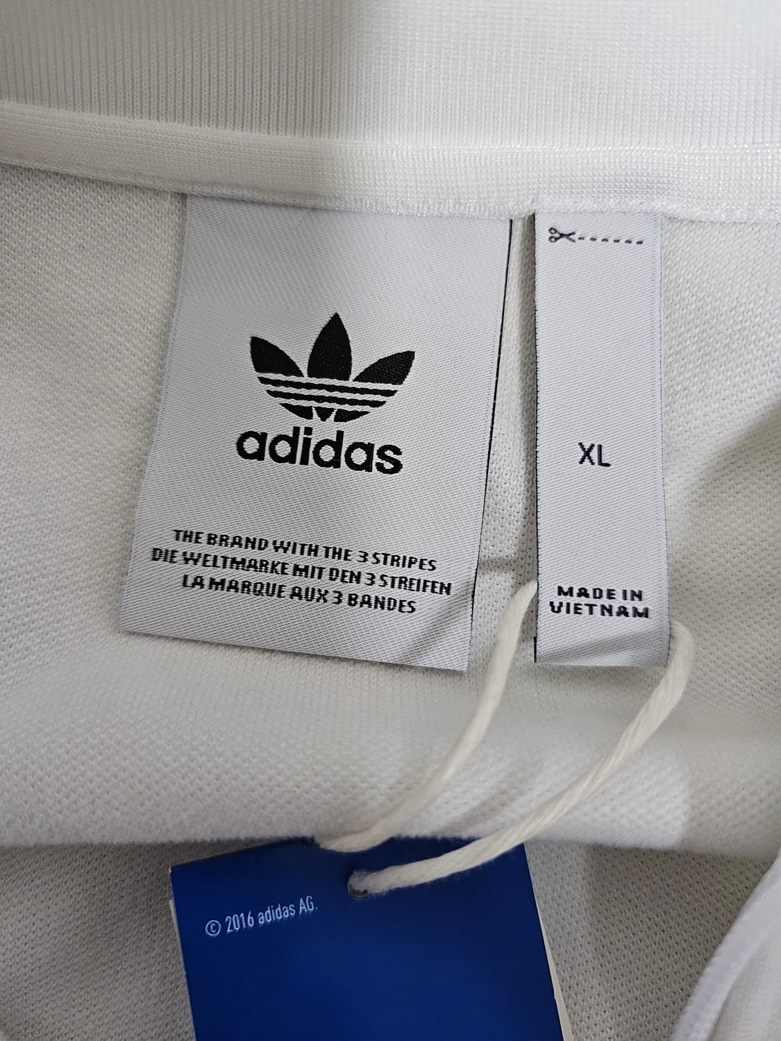 아디다스 베켄바우어 화이트 트랙탑져지 XL 새상품 상품이미지3