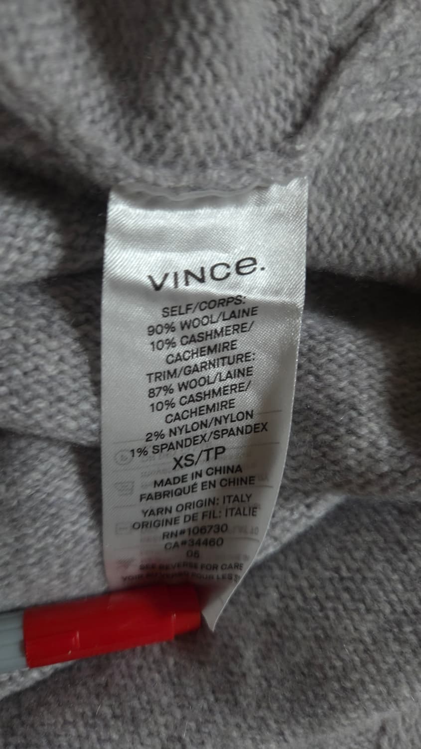 빈스 하이넥 울 캐시미어 니트 원피스 44 ~ 66 상품이미지10