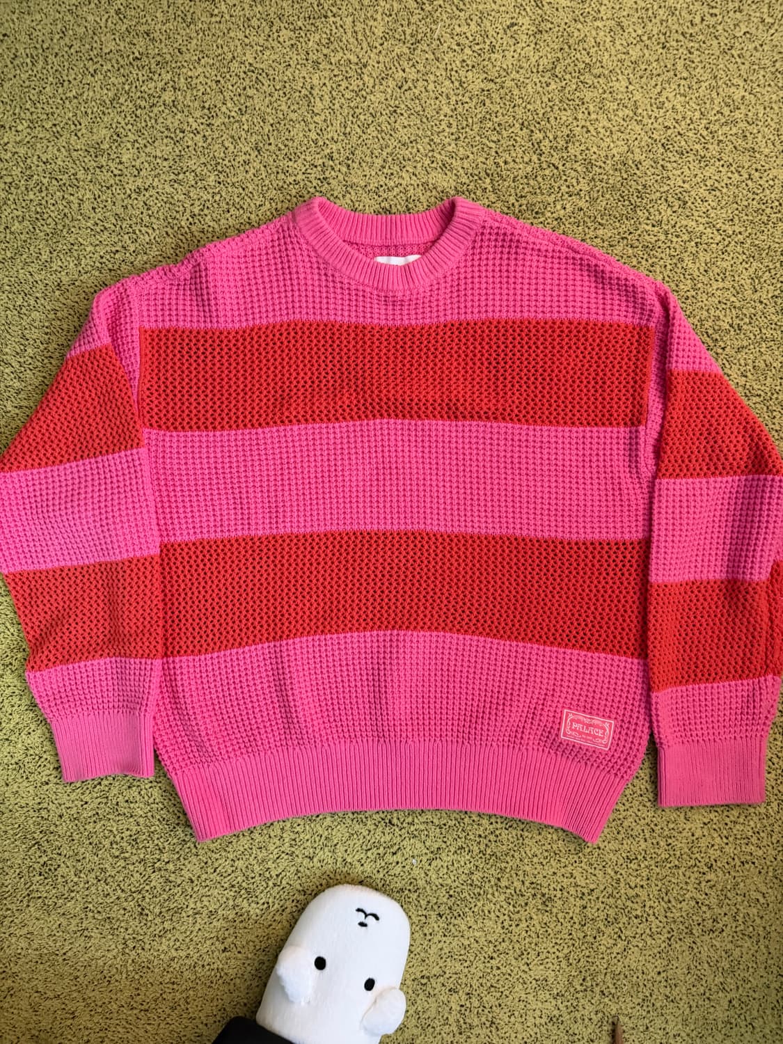 팔라스 핑크 단가라 니트 상품이미지1