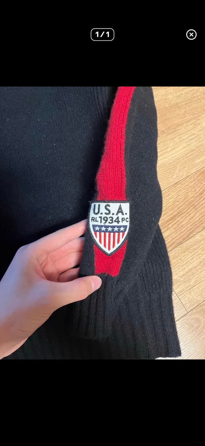 폴로랄프로렌 빅포니 램스룰 니트집업 상품이미지2