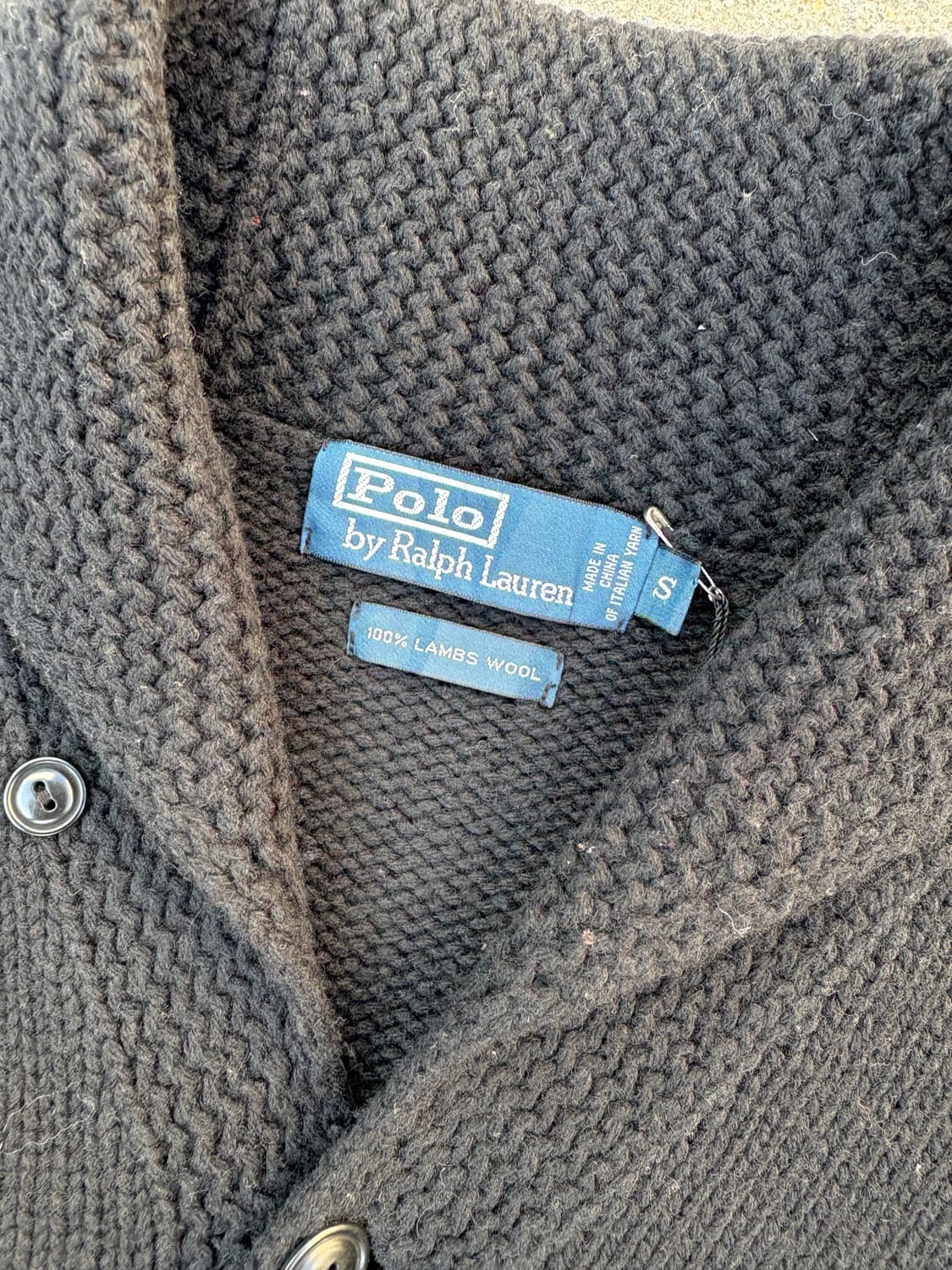 폴로 랄프로렌 숄카라 니트 가디건 상품이미지6