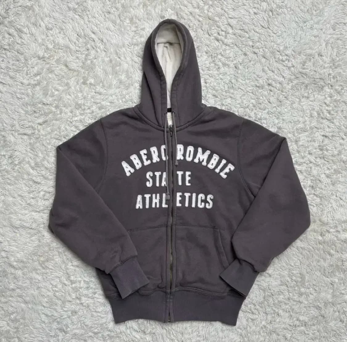 아베크롬비 차콜 후드집업 (희귀) 상품이미지2