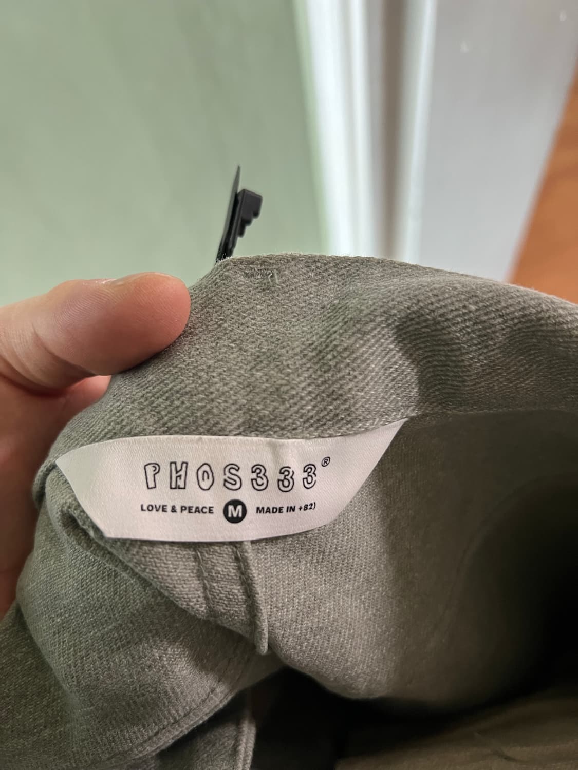 PHOS333 curvy pants 라이트 카키 상품이미지4