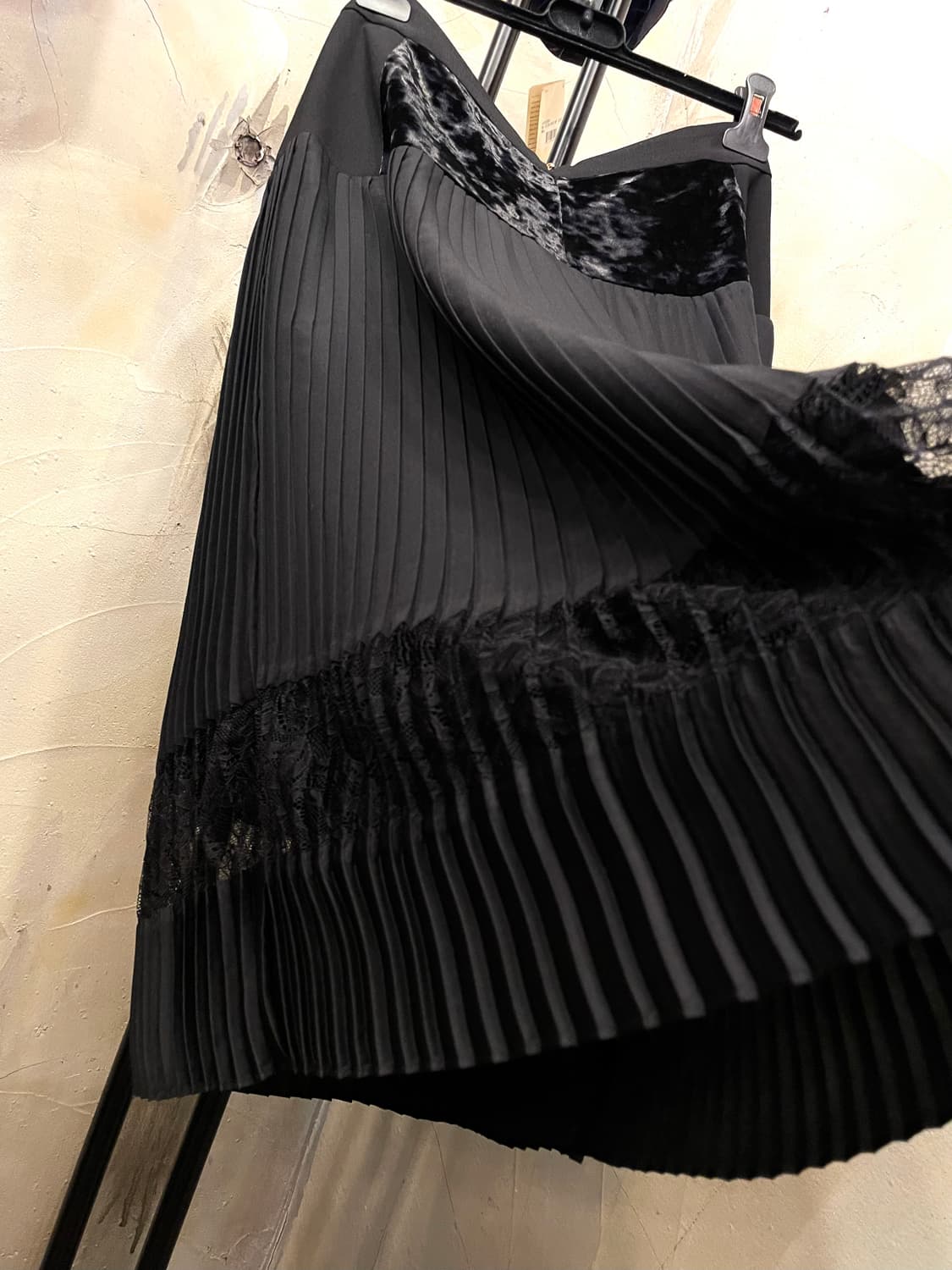 도나 카란 플리츠 레이스 스커트 상품이미지6