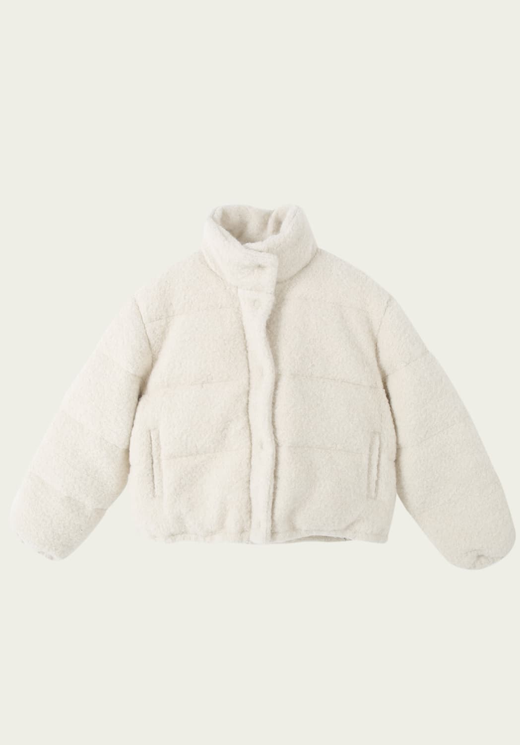 Mare Wool Puffer Jacket - White 상품이미지2