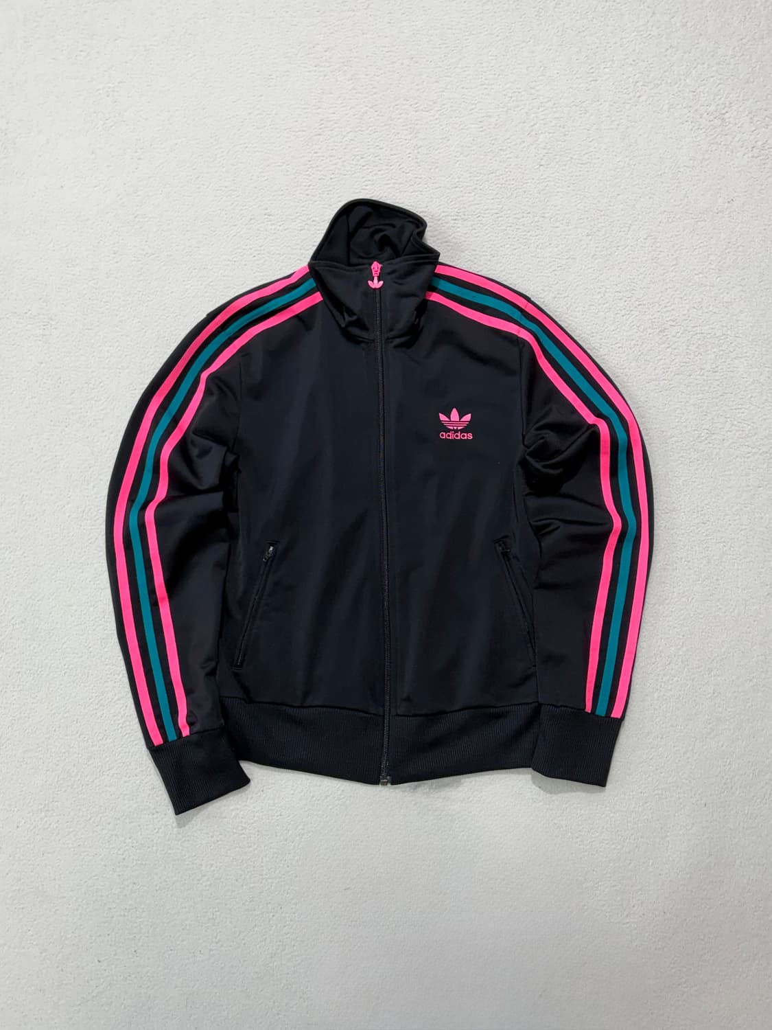 아디다스 파이어버드 블랙 핑크 검정 검핑 핑검 백로고 여성용 져지 90 상품이미지2