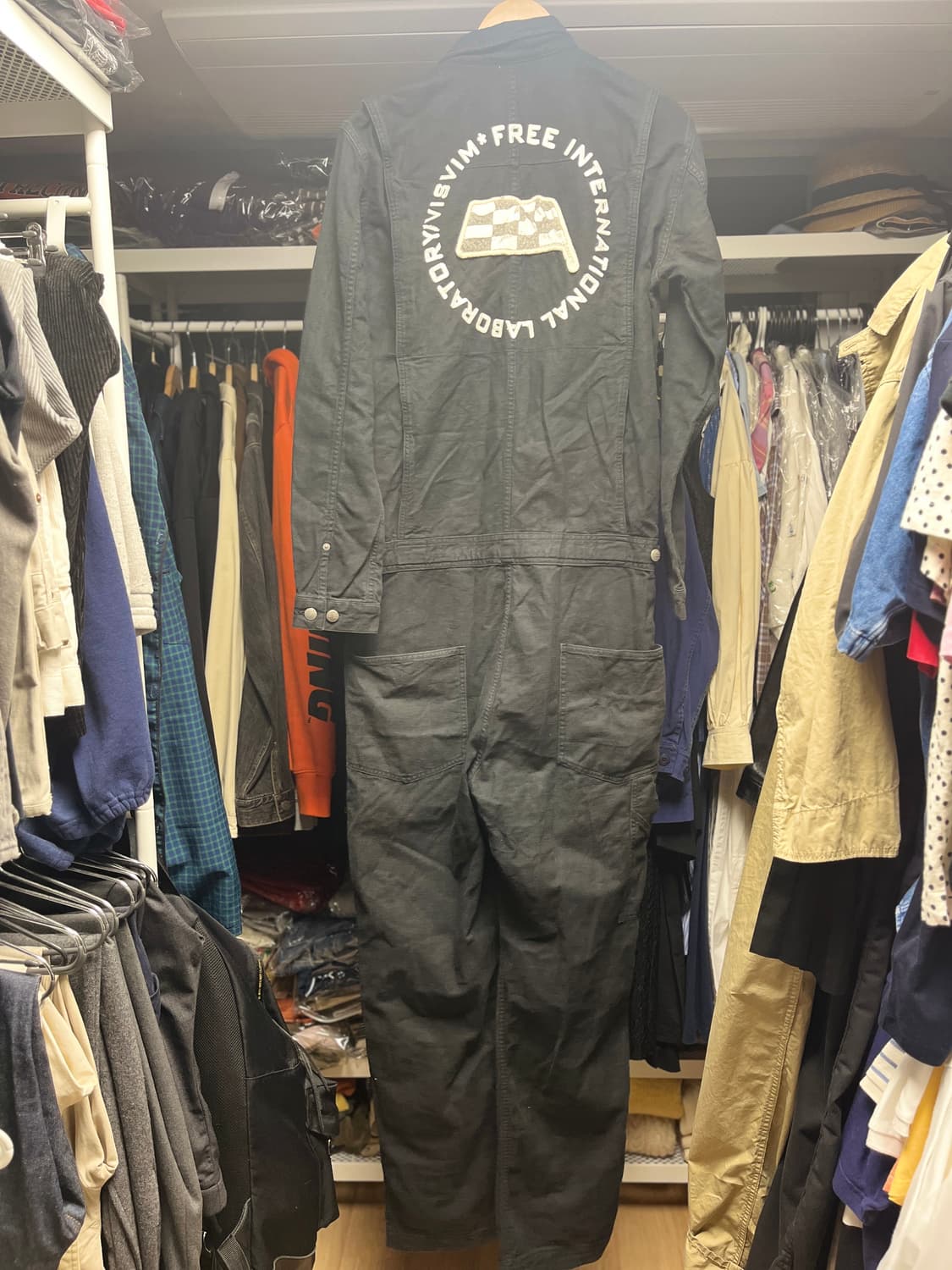 VISVIM 올드비즈빔 그레이 올인원 오버롤즈 상품이미지7