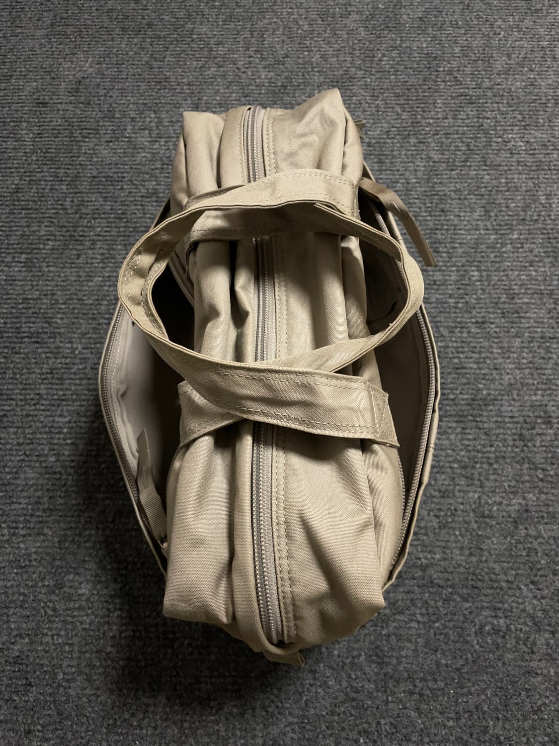 포터 베이지 코튼 미니 보스턴백 상품이미지3