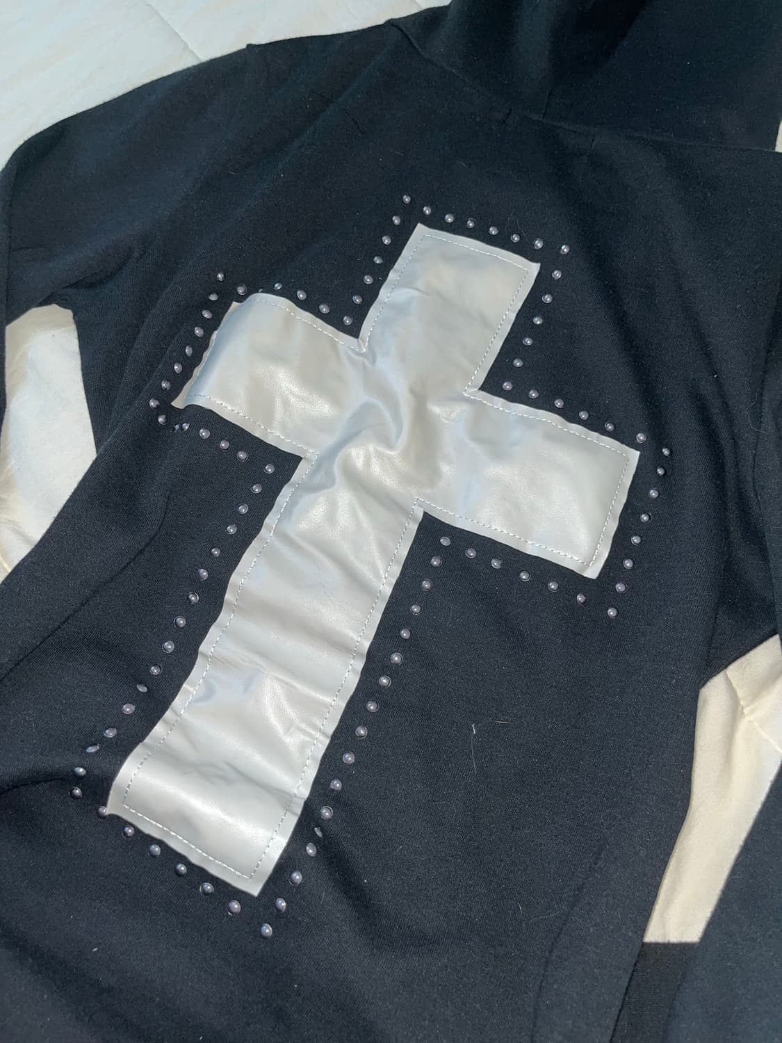 Mkr 가죽 후드 후드집업 후드티 상품이미지1