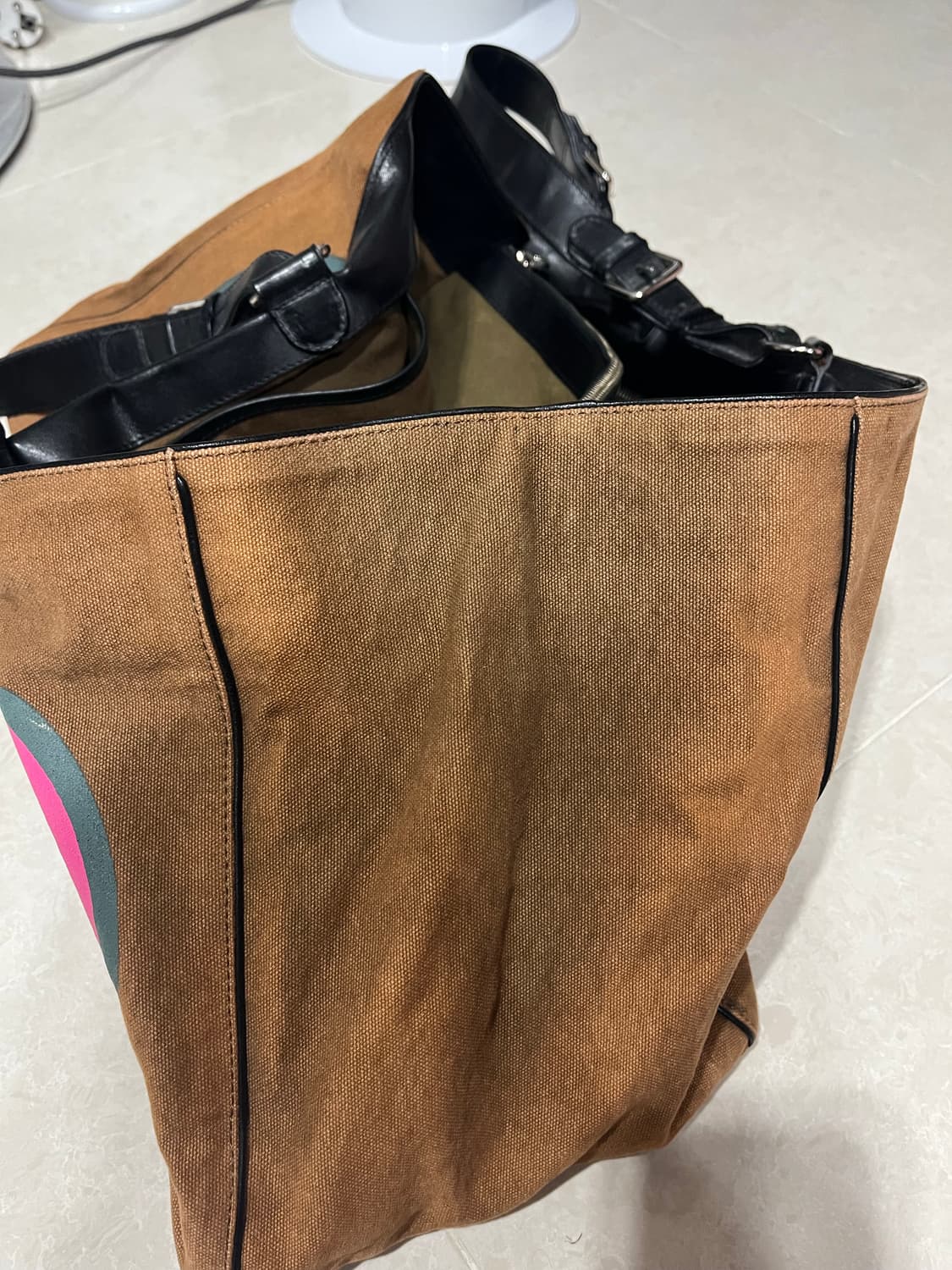 드리스반노튼 빈티지 캔버스 백 상품이미지7