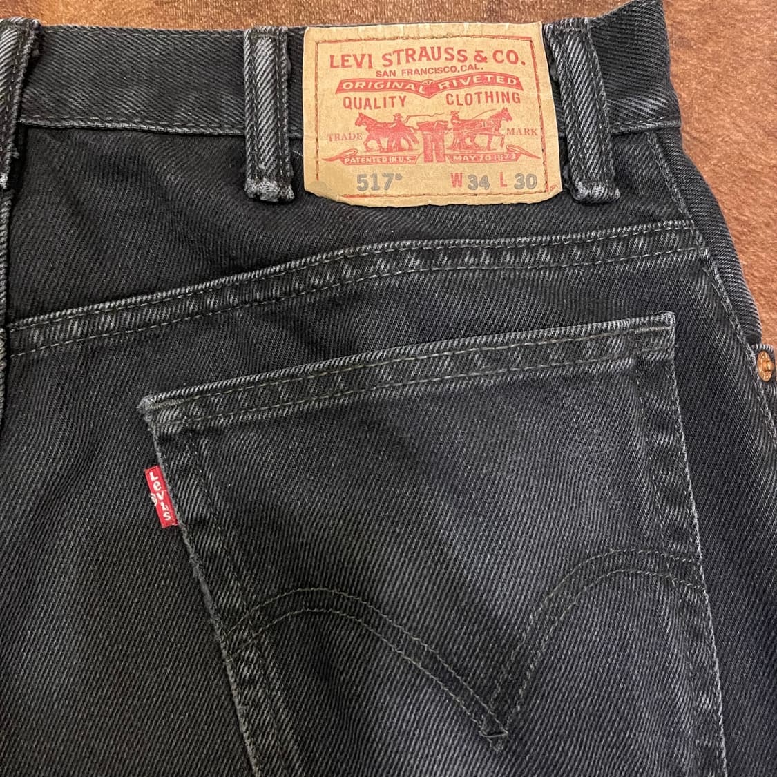 00's 리바이스 517 블랙 부츠컷  W34L30 상품이미지8
