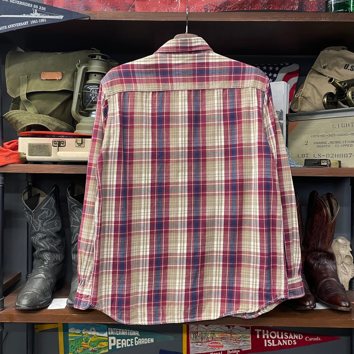 리바이스 레드 탭 캐쥬얼 멀티 체크 포켓 셔츠 상품이미지2