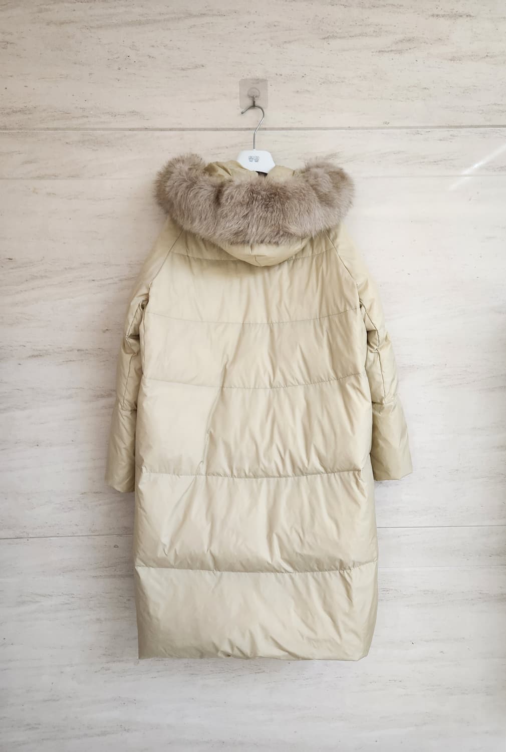 (베이지색상 판매)마인 폭스후드퍼 구스다운 패딩 44~55사이즈 상품이미지7