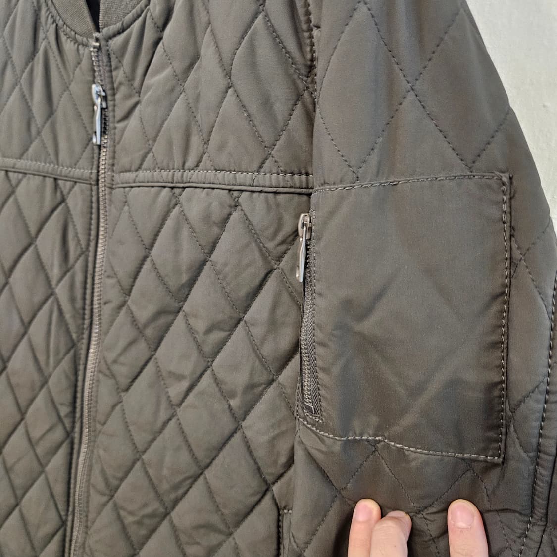 100(L) 자라 MAN 퀼팅 봄버 자켓 상품이미지3