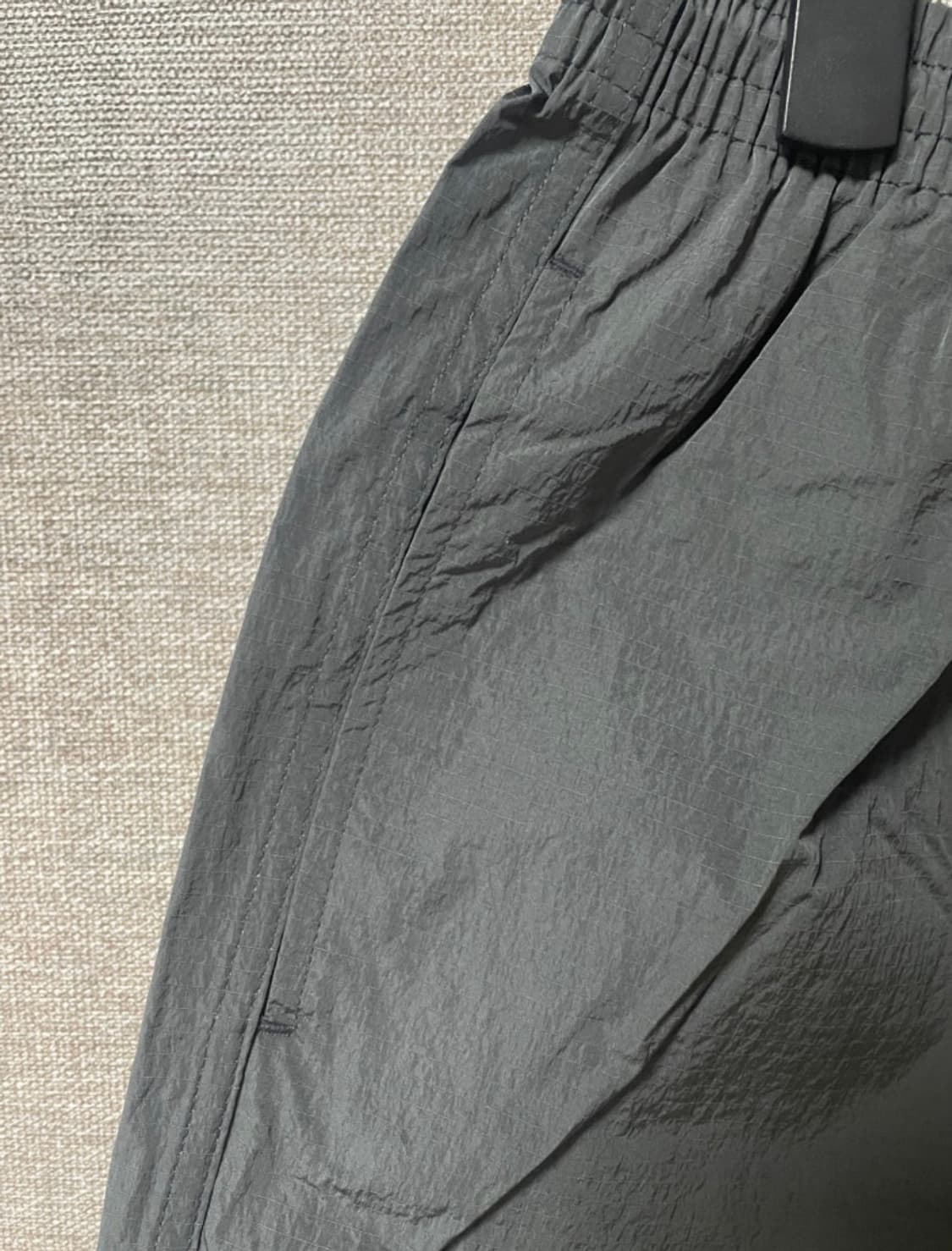 슬릭앤이지 로키 나일론 팬츠 챠콜 2사이즈 새상품 상품이미지4