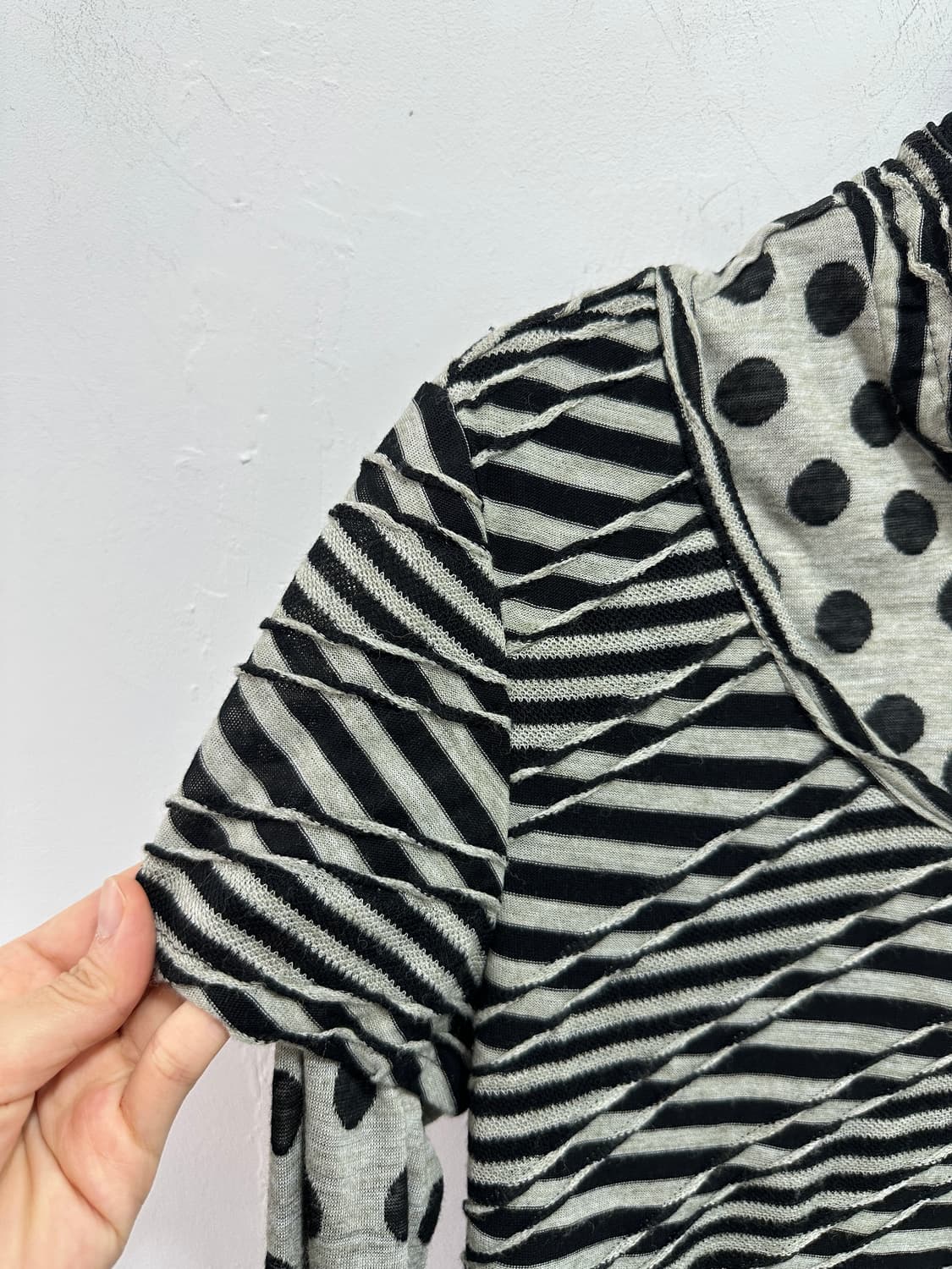 Vintage dot layered sleeve 상품이미지7