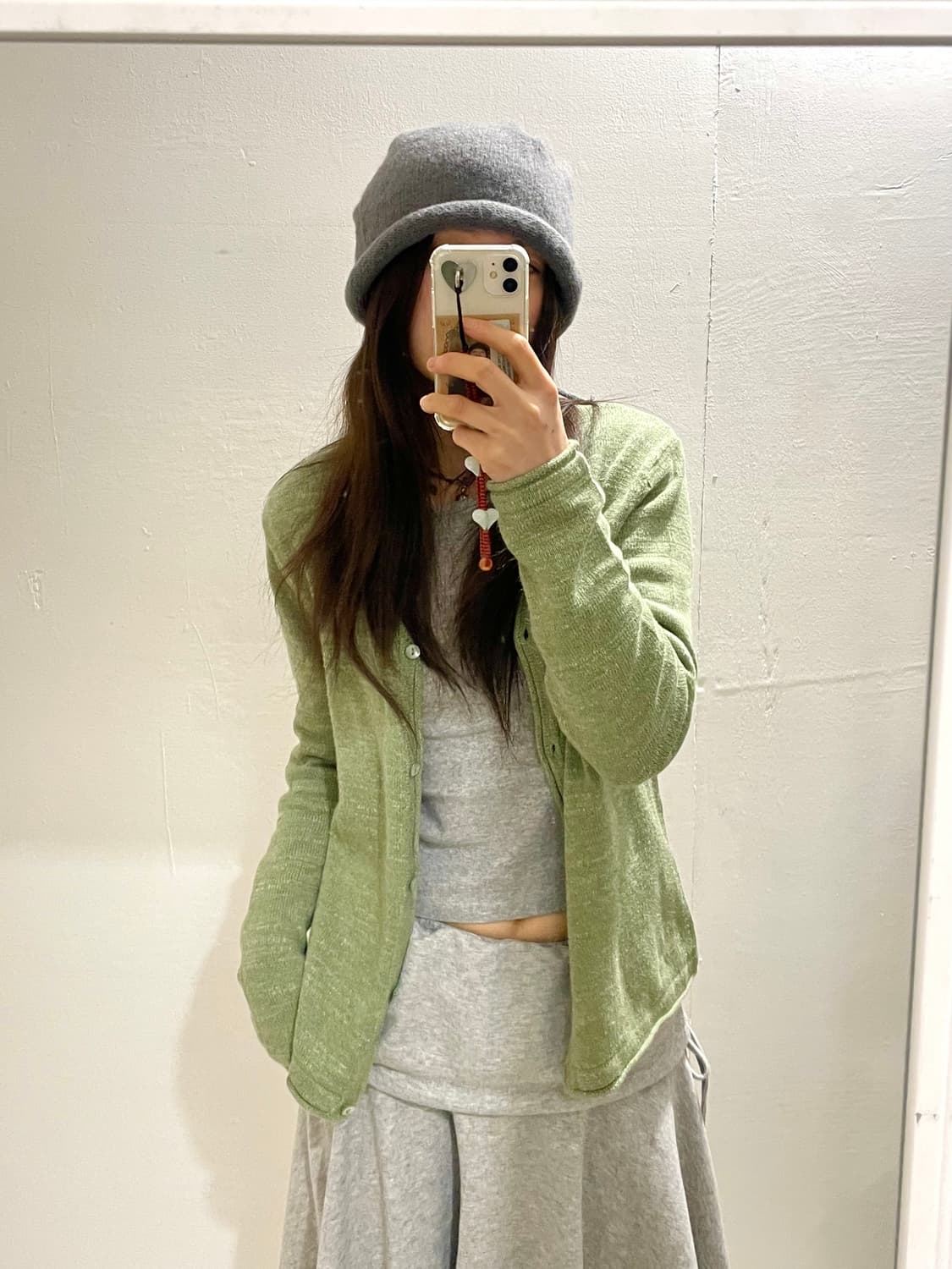 엘엘빈 면 가디건 상품이미지1