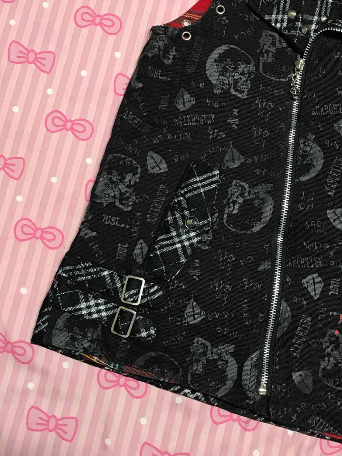 GLP (Gothic Lolita & Punk) 고딕 펑크 조끼 고스 상품이미지3