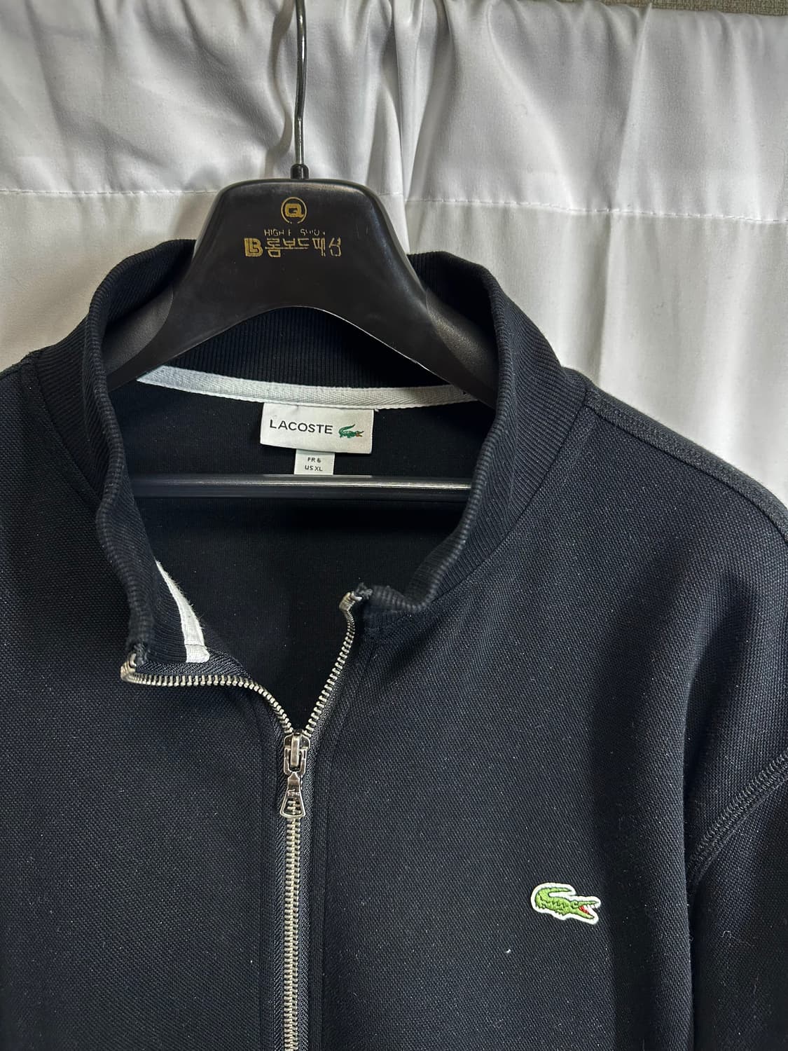 no.126 라코스테 블랙 풀집업 가디건 110 상태s급 상품이미지2