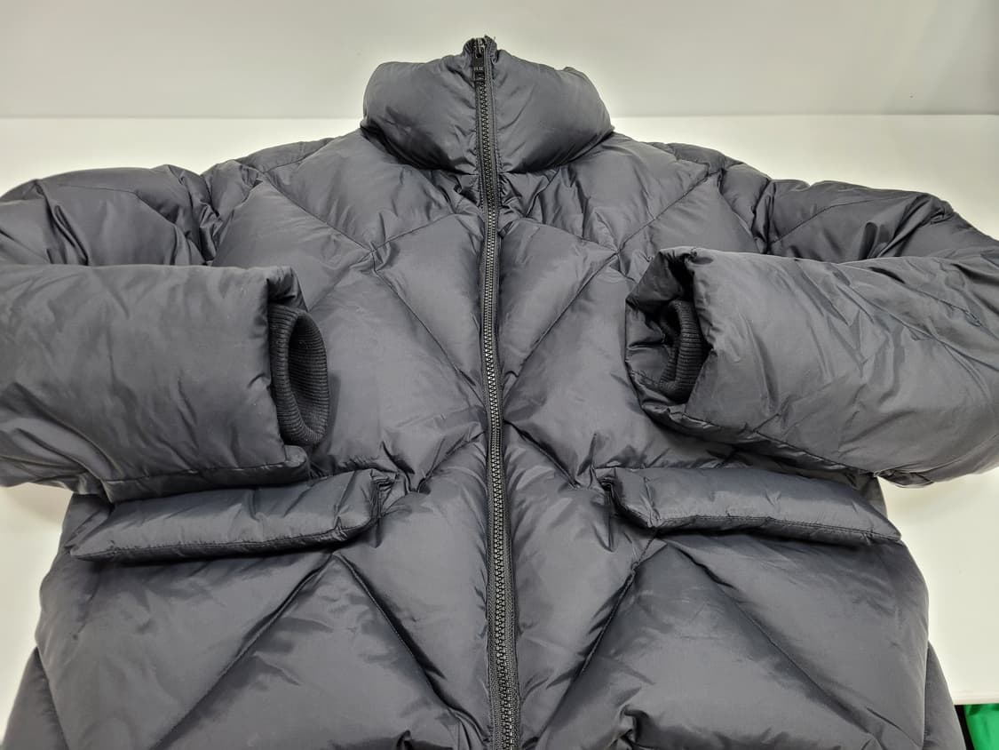 PLAC 21FW 플랙 퀼팅 다운 숏 패딩 / 여 FREE 블랙
 상품이미지4