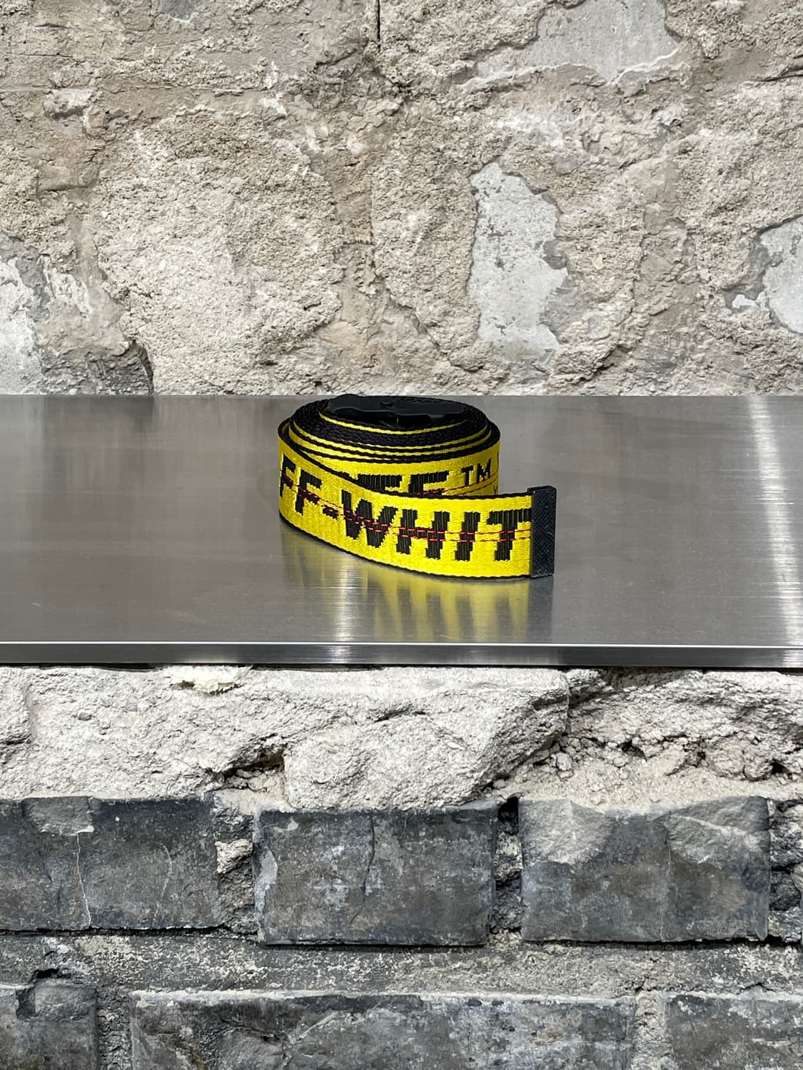 오프화이트 클래식 옐로우 인더스트리얼 벨트 상품이미지4