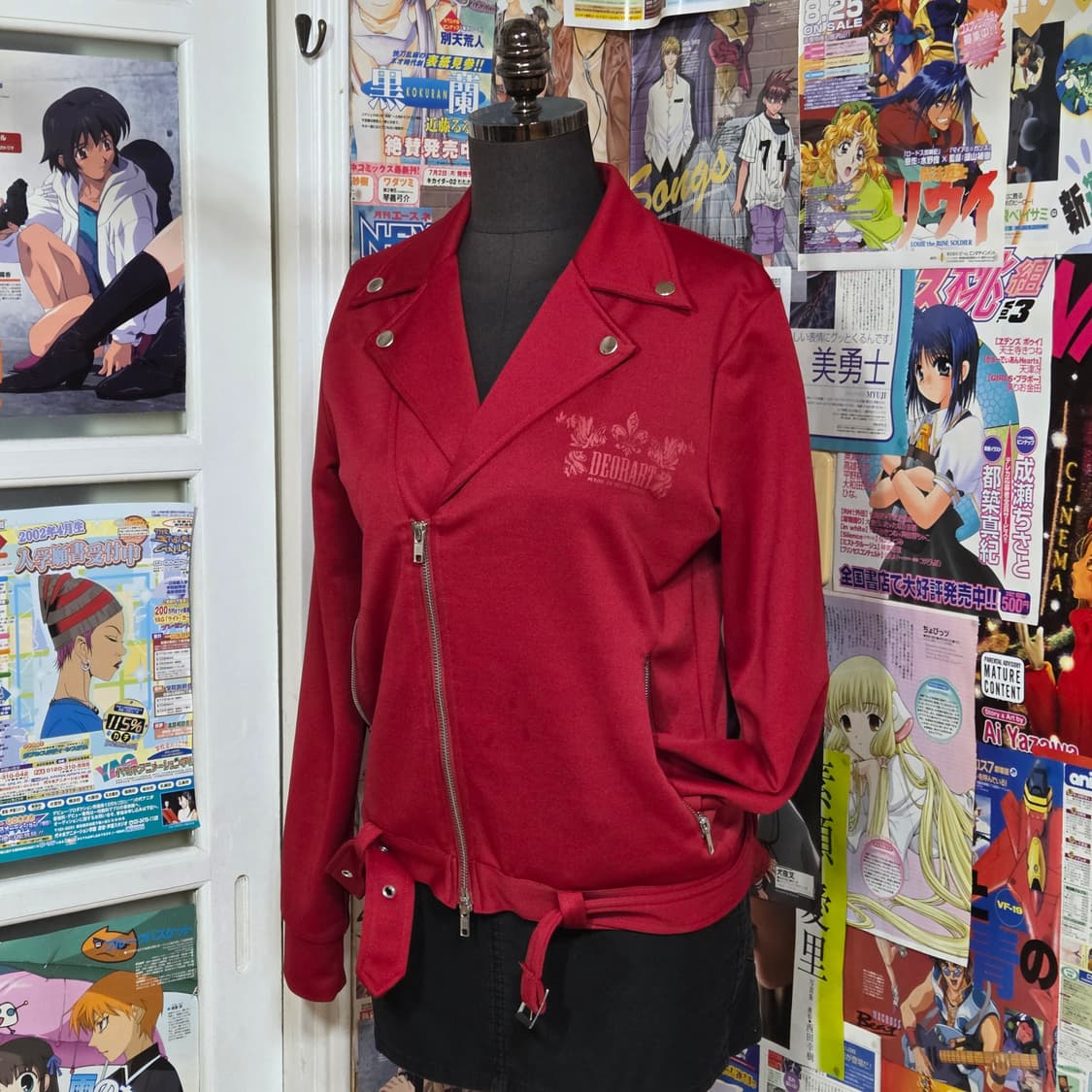 JPN 디오라토 펑크 스컬 투지퍼 라이더 자켓 상품이미지2