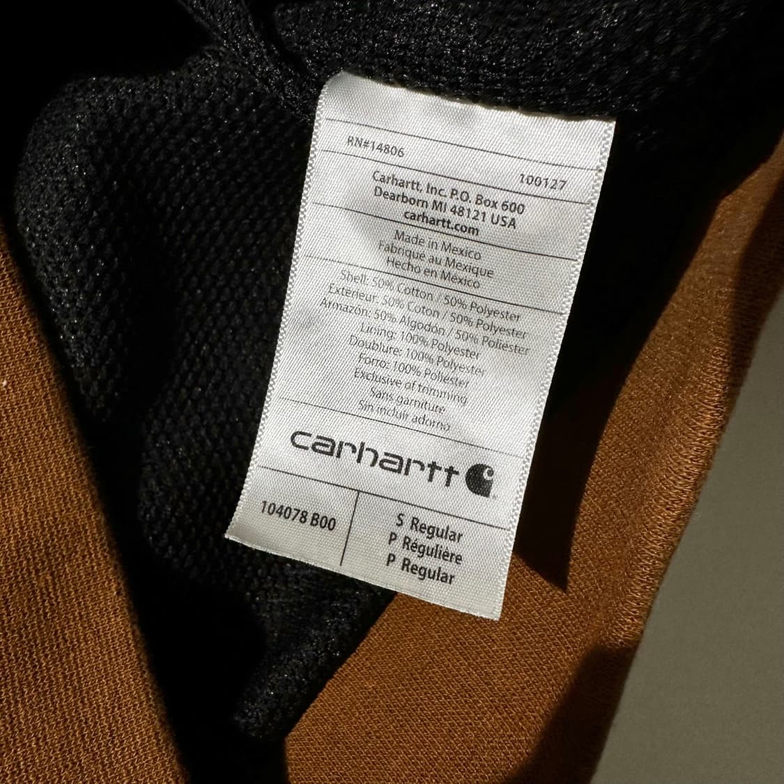칼하트 레인디펜더 써멀 후드집업 상품이미지8