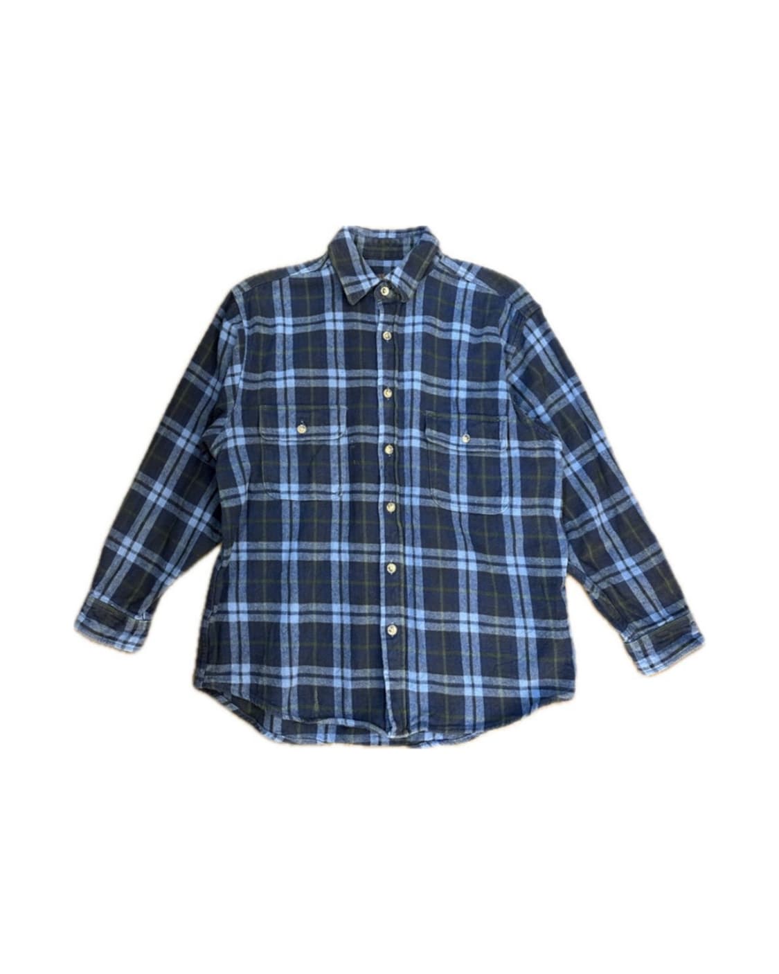 무스크릭 코튼 체크 셔츠 L 상품이미지1