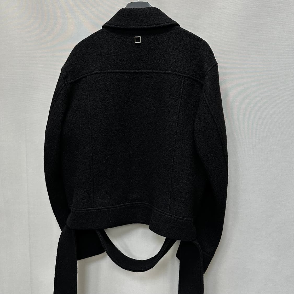 우영미 벨티드 블루종 울 자켓 ( 100~105 ) 상품이미지6