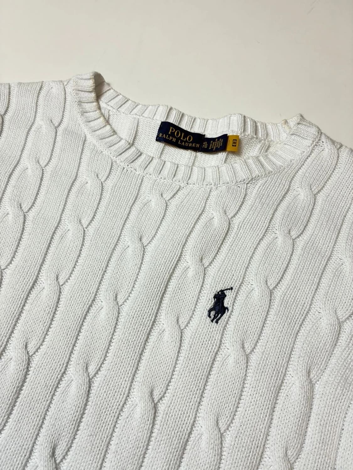 폴로 랄프로렌 큐알 신형 우먼스 반팔 니트 PN8622 상품이미지3