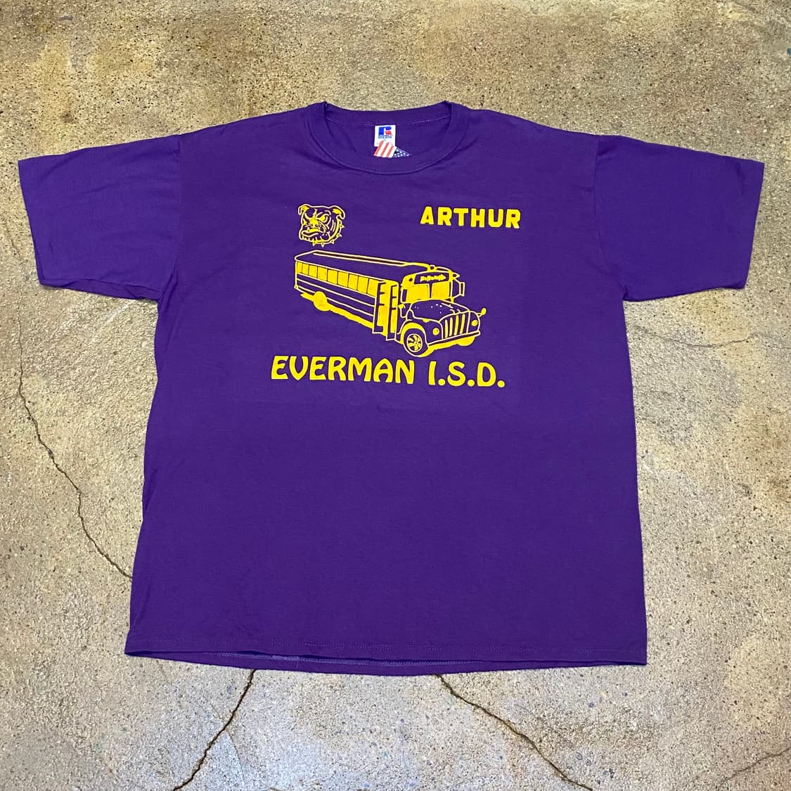 90s Made in USA 미국 빈티지 러셀 싱글스티치 레어 반팔티 상품이미지1